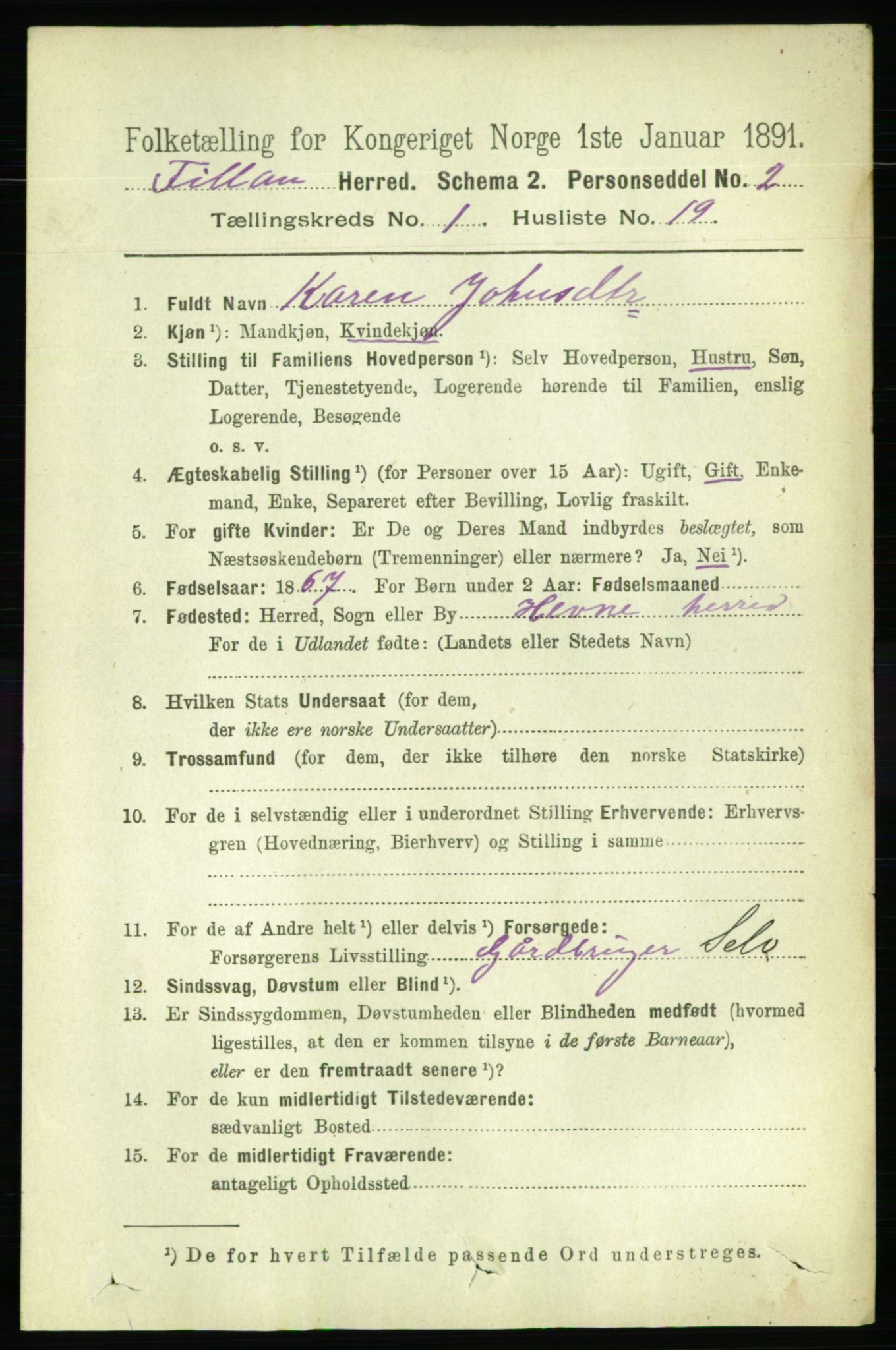 RA, 1891 census for 1616 Fillan, 1891, p. 183