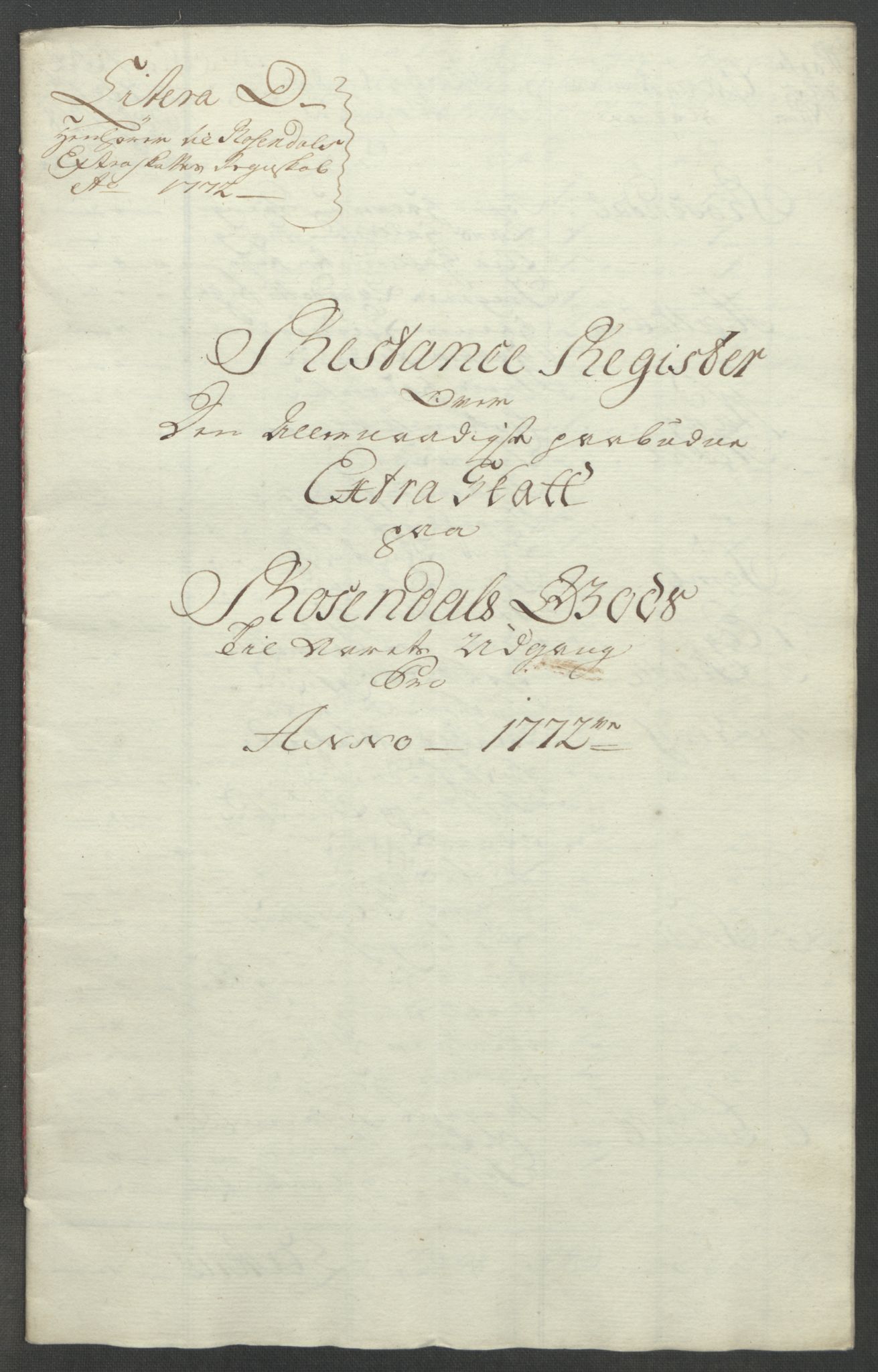 Rentekammeret inntil 1814, Reviderte regnskaper, Fogderegnskap, RA/EA-4092/R49/L3157: Ekstraskatten Rosendal Baroni, 1762-1772, p. 366