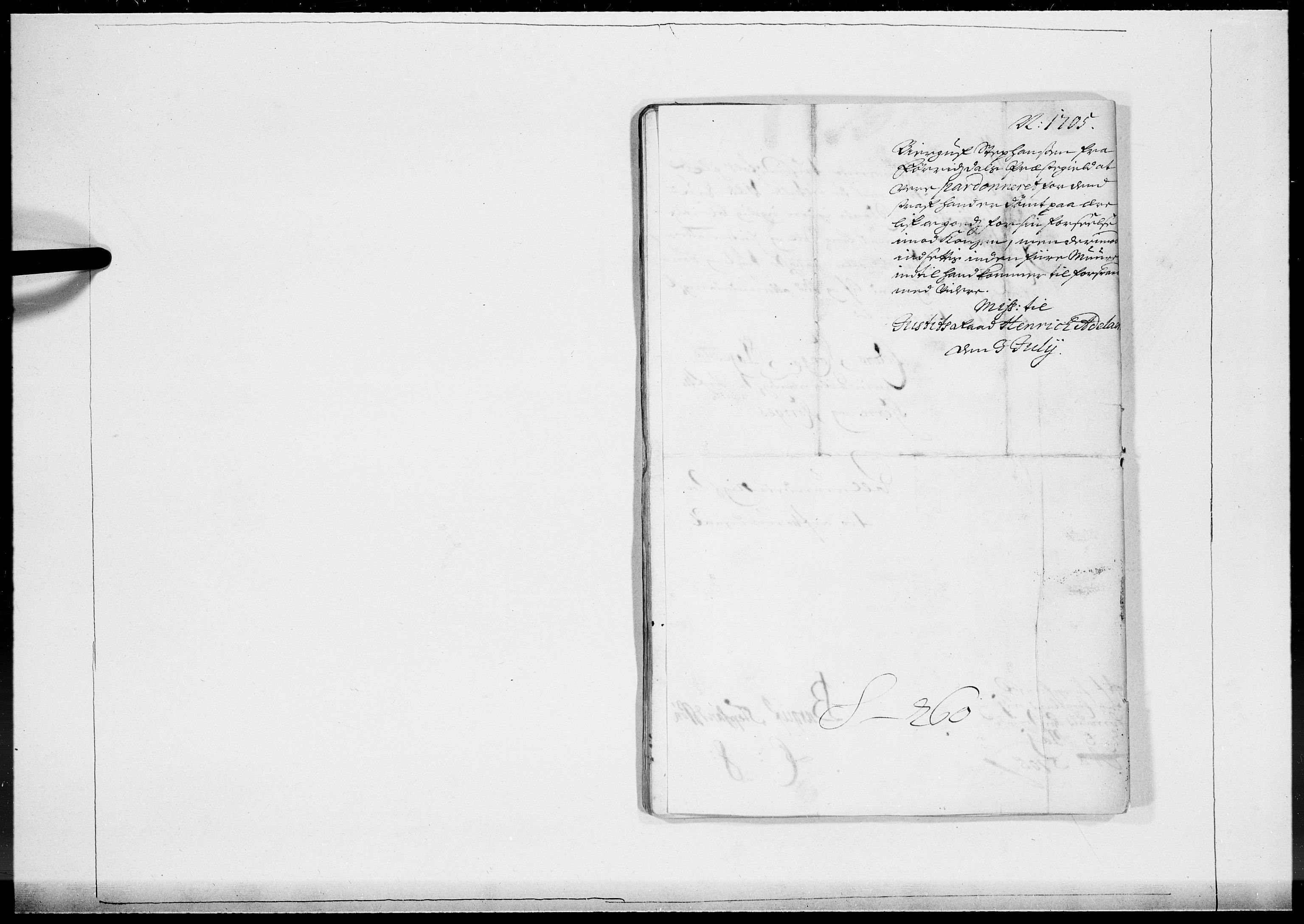 Danske Kanselli 1572-1799, RA/EA-3023/F/Fc/Fcc/Fcca/L0058: Norske innlegg 1572-1799, 1705, p. 350