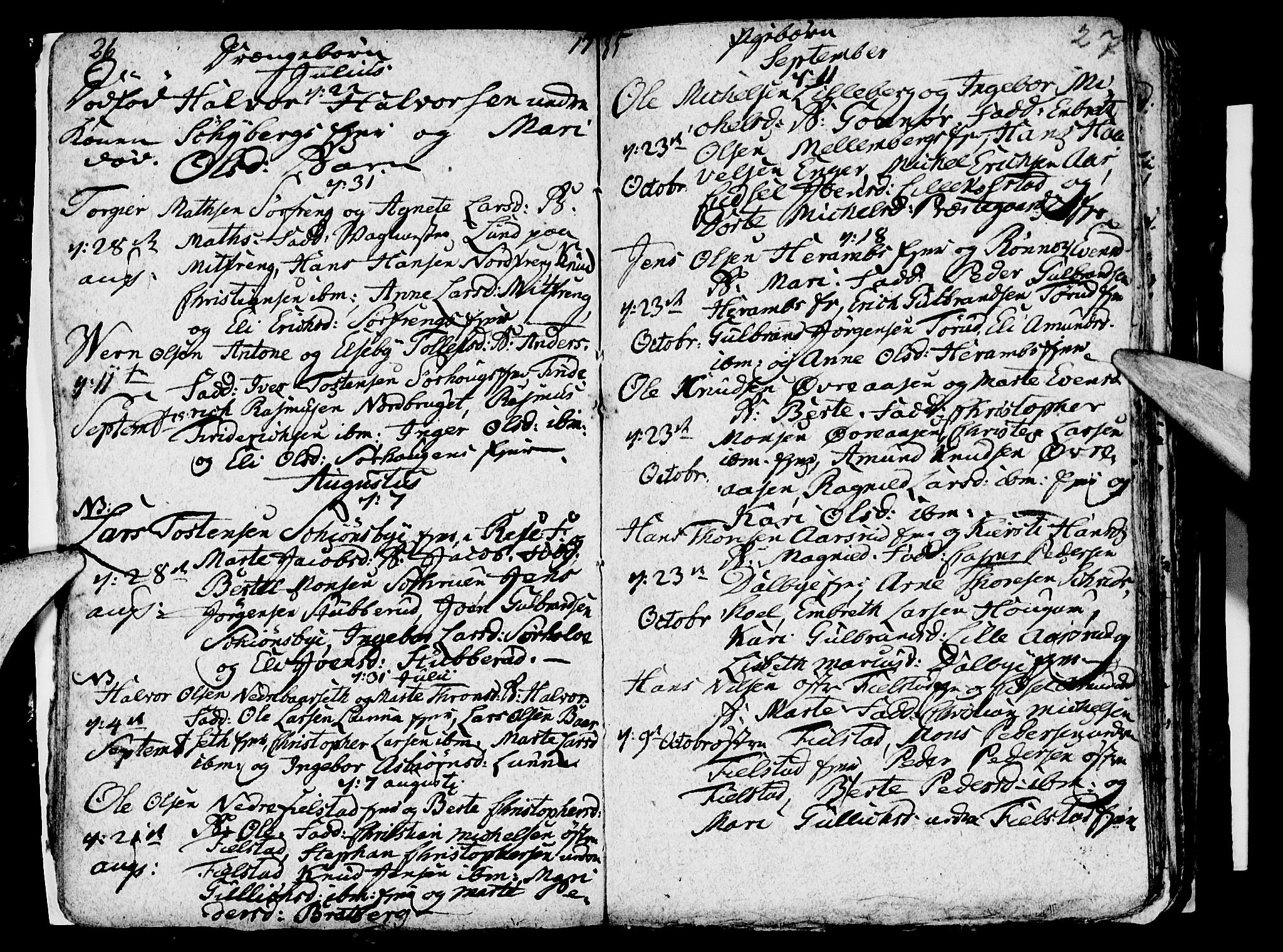Ringsaker prestekontor, SAH/PREST-014/I/Ia/L0005/0004: Parish register draft no. 1D, 1785-1789, p. 26-27