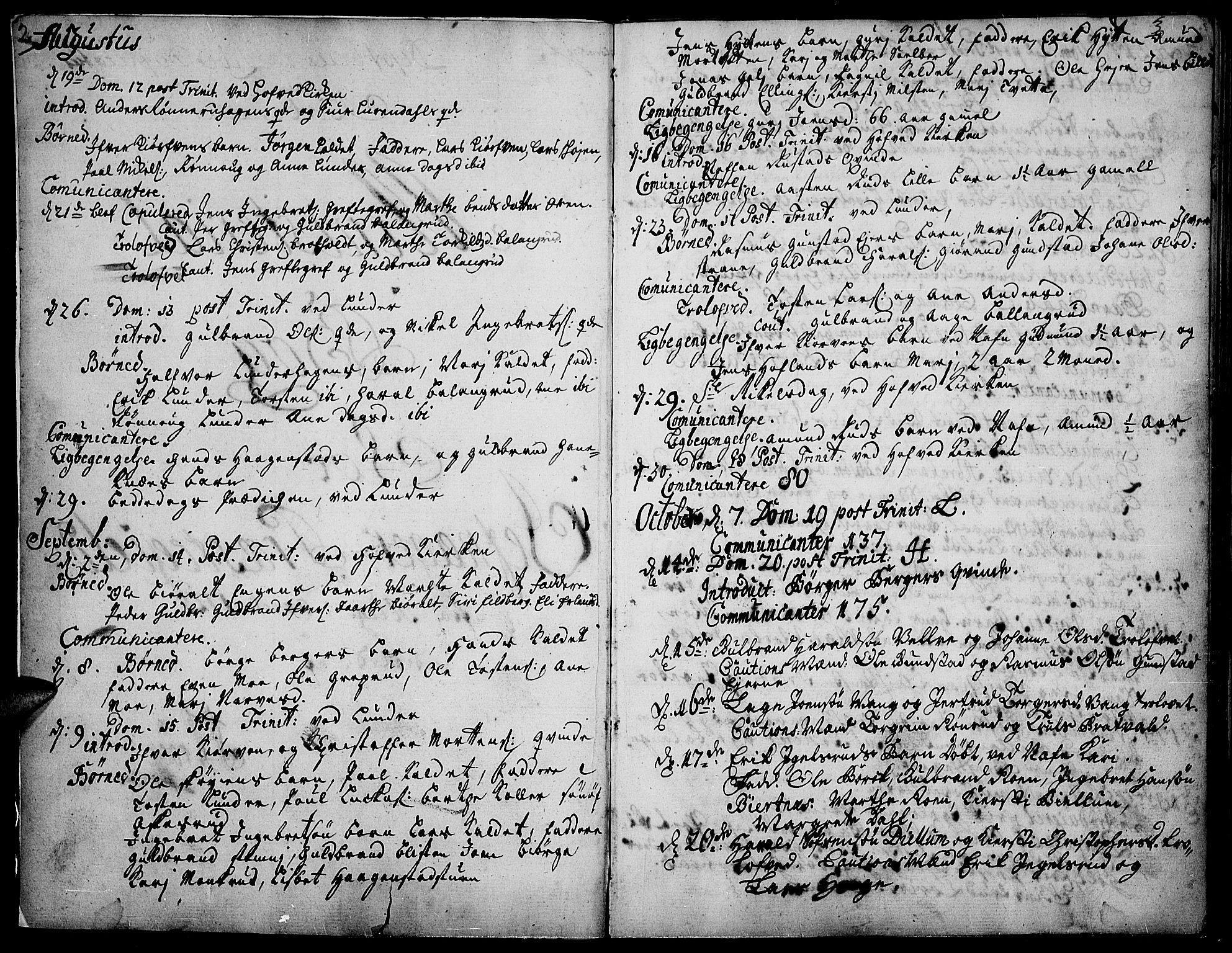 Jevnaker prestekontor, AV/SAH-PREST-116/H/Ha/Haa/L0002: Parish register (official) no. 2, 1725-1751, p. 2-3