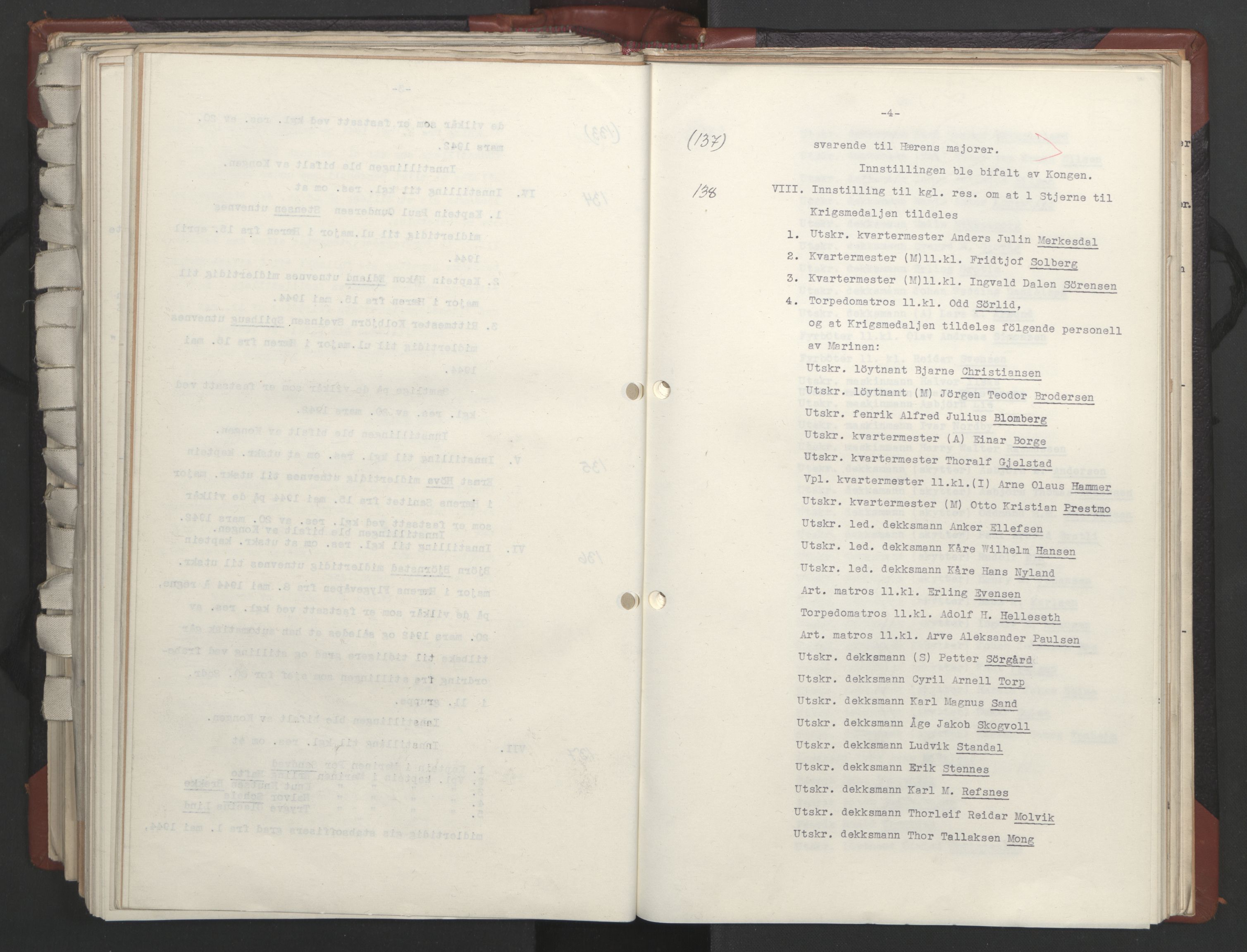 Statsrådssekretariatet, AV/RA-S-1001/A/Ac/L0124: Kgl. res. 14/1-30/6, 1944, p. 390