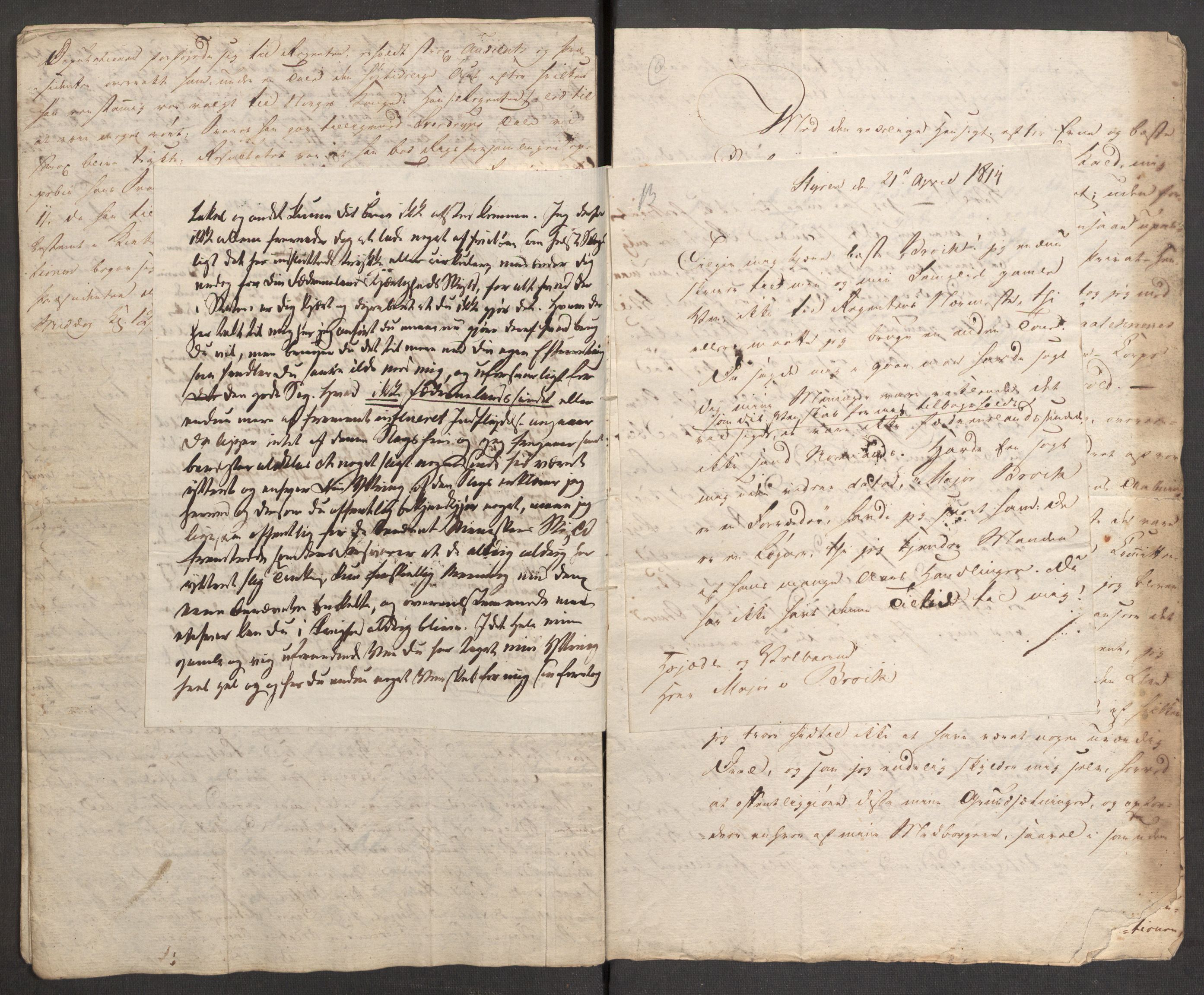 Sibbern-slekten, AV/RA-PA-0281/F/L0004: Statsråd Valentin Sibberns politiske papirer, regnskapsprot., 1814, p. 26