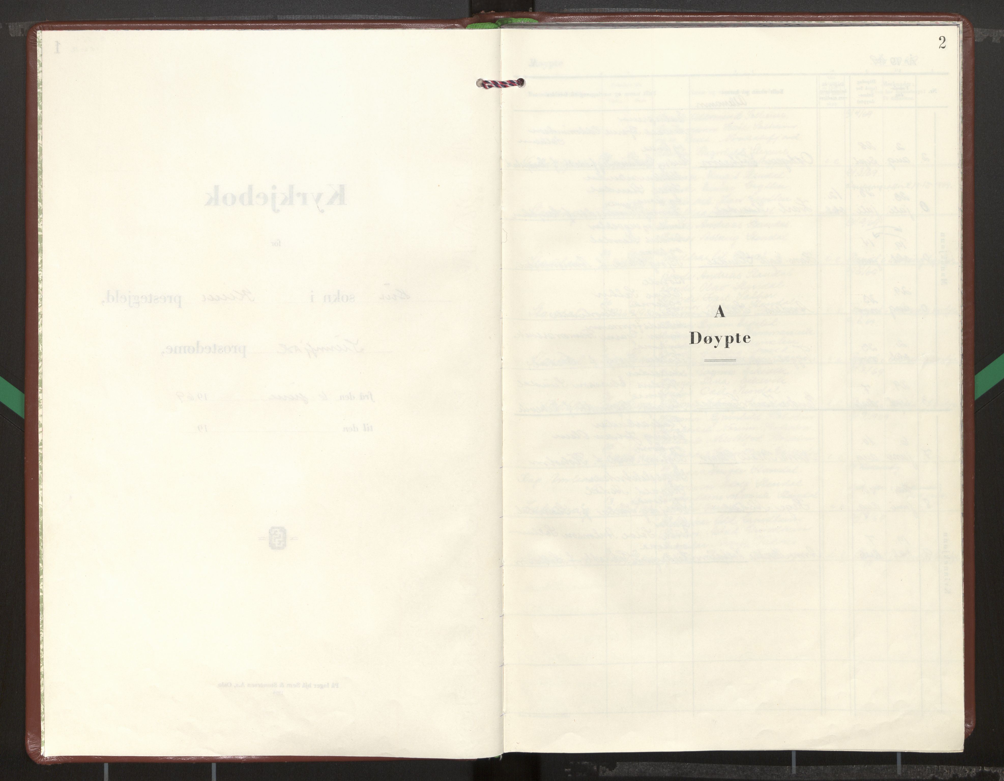 Kinn sokneprestembete, AV/SAB-A-80801/H/Haa/Haad/L0003: Parish register (official) no. D 3, 1969-2013, p. 2