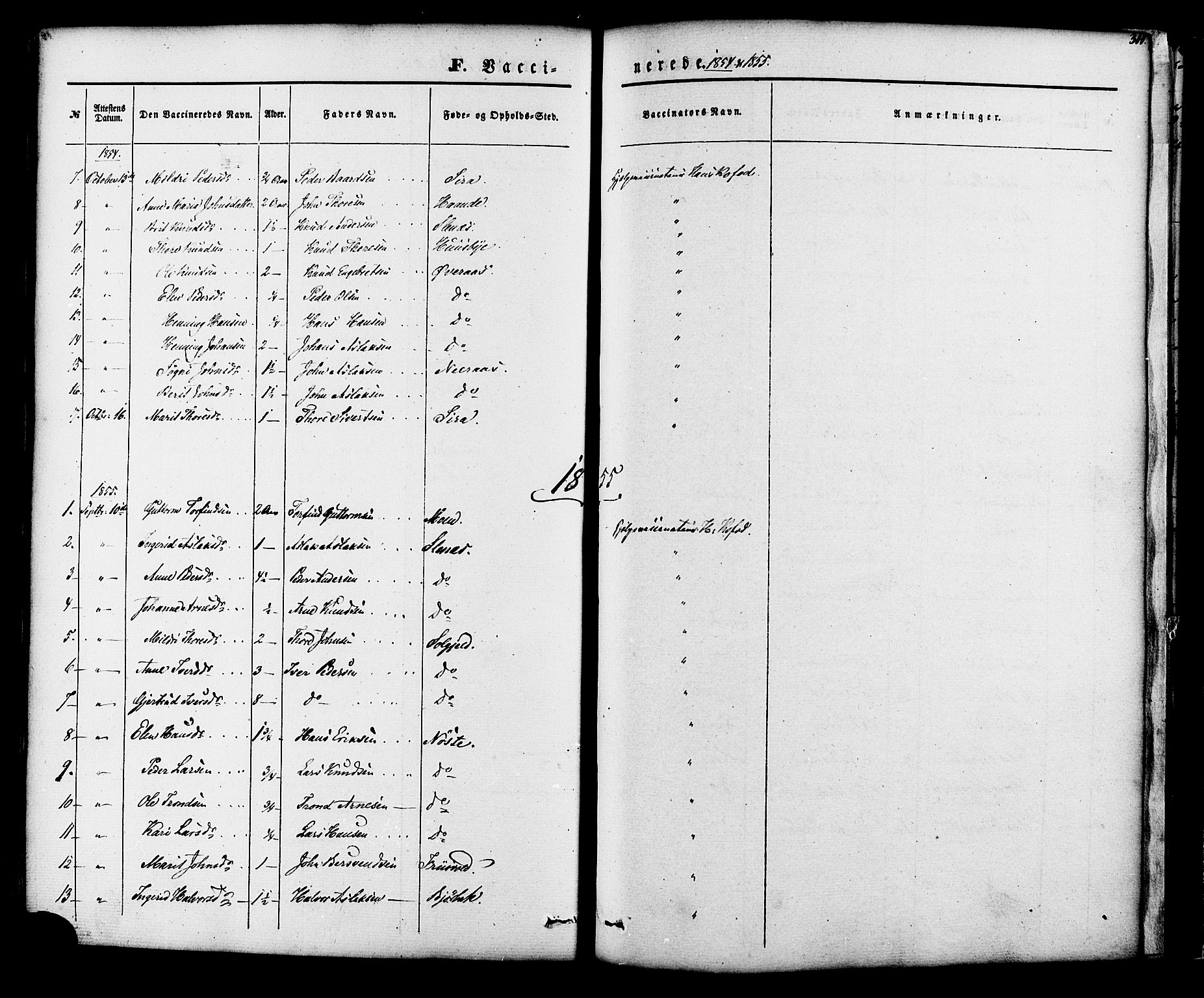 Ministerialprotokoller, klokkerbøker og fødselsregistre - Møre og Romsdal, AV/SAT-A-1454/552/L0637: Parish register (official) no. 552A01, 1845-1879, p. 311