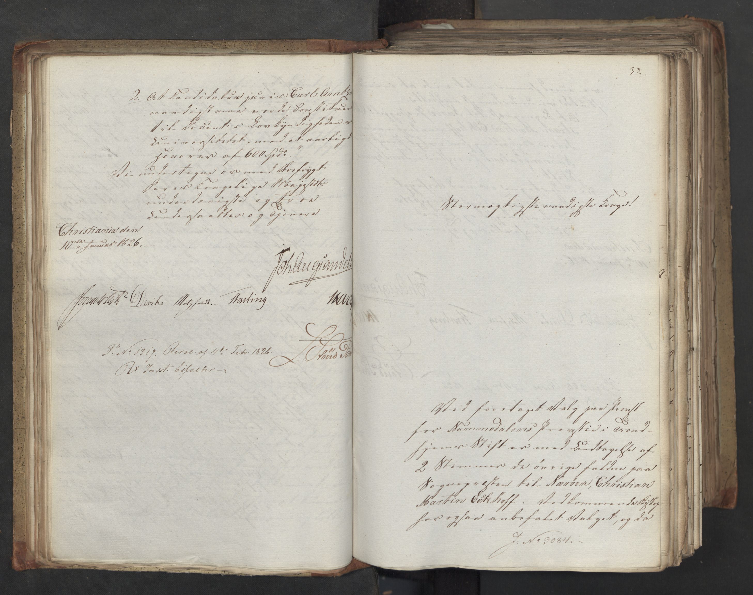 Statsrådsavdelingen i Stockholm, AV/RA-S-1003/D/Da/L0045: Regjeringsinnstillinger nr. 3067-3307, 1826, p. 48