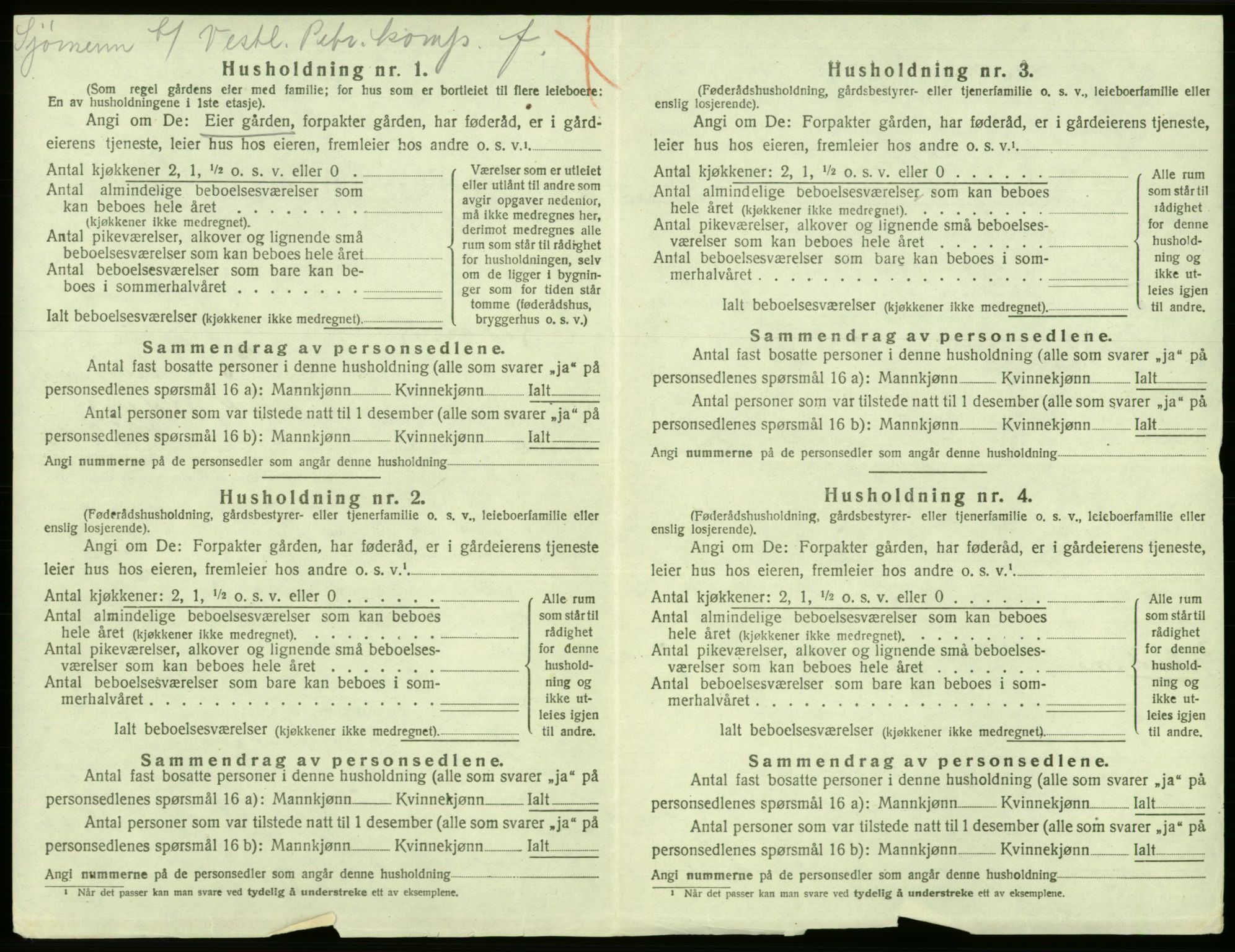 SAB, 1920 census for Laksevåg, 1920, p. 1558