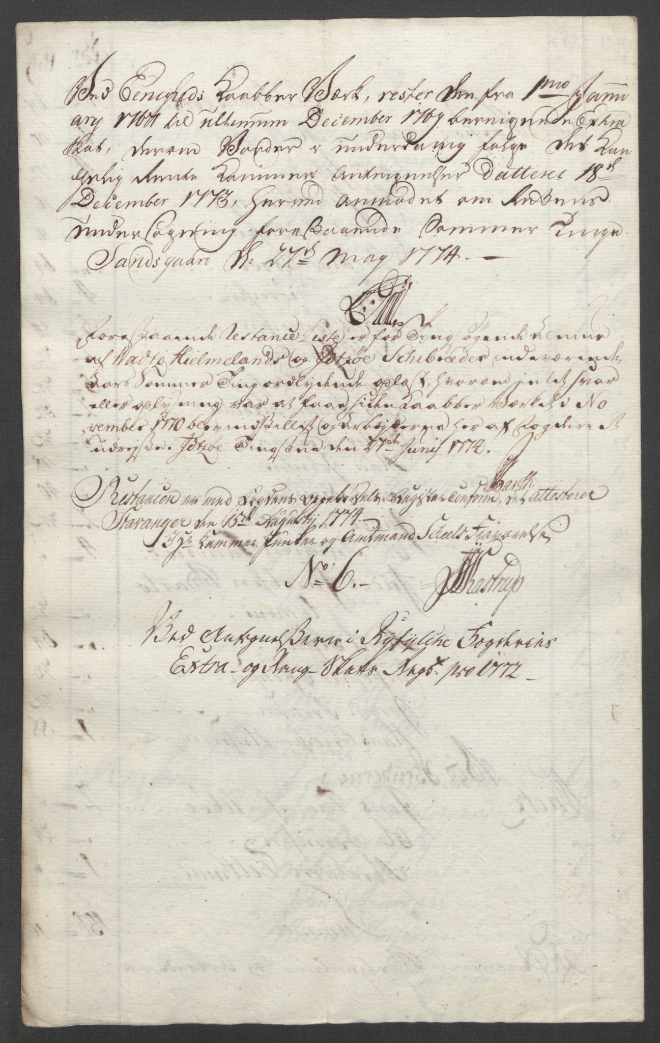 Rentekammeret inntil 1814, Reviderte regnskaper, Fogderegnskap, AV/RA-EA-4092/R47/L2972: Ekstraskatten Ryfylke, 1762-1780, p. 431