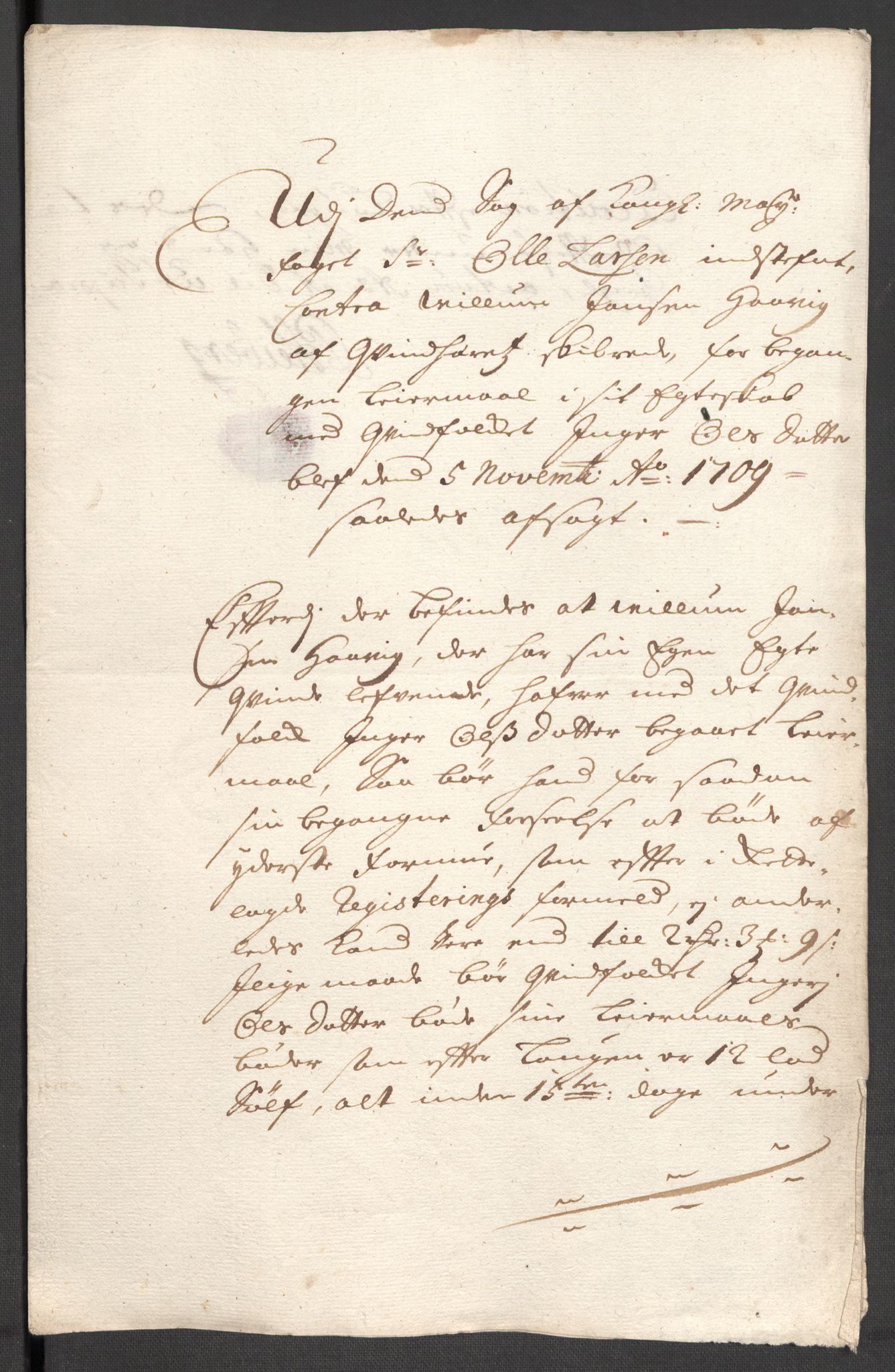 Rentekammeret inntil 1814, Reviderte regnskaper, Fogderegnskap, AV/RA-EA-4092/R48/L2986: Fogderegnskap Sunnhordland og Hardanger, 1709-1710, p. 39