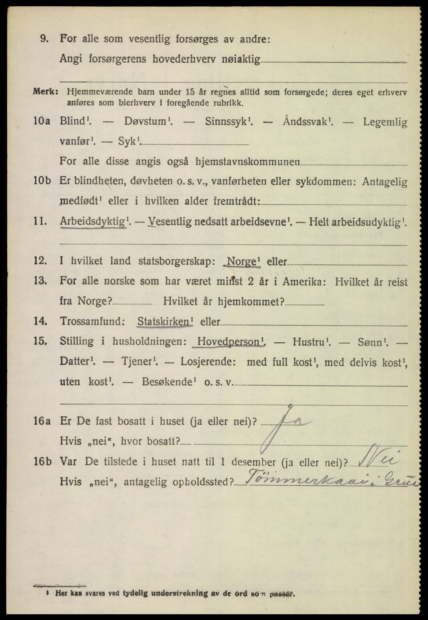 SAH, 1920 census for Brandval, 1920, p. 2121