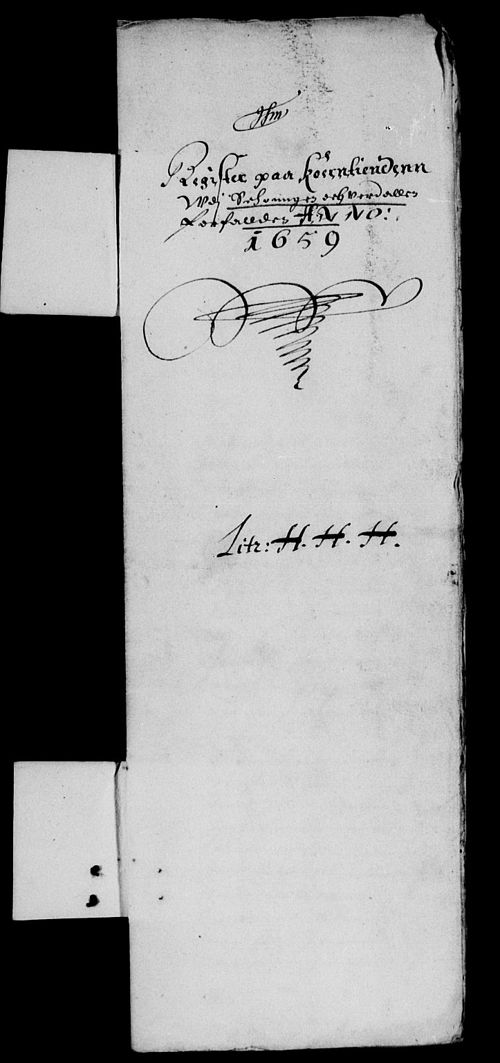 Rentekammeret inntil 1814, Reviderte regnskaper, Lensregnskaper, RA/EA-5023/R/Rb/Rbw/L0141: Trondheim len, 1659-1660