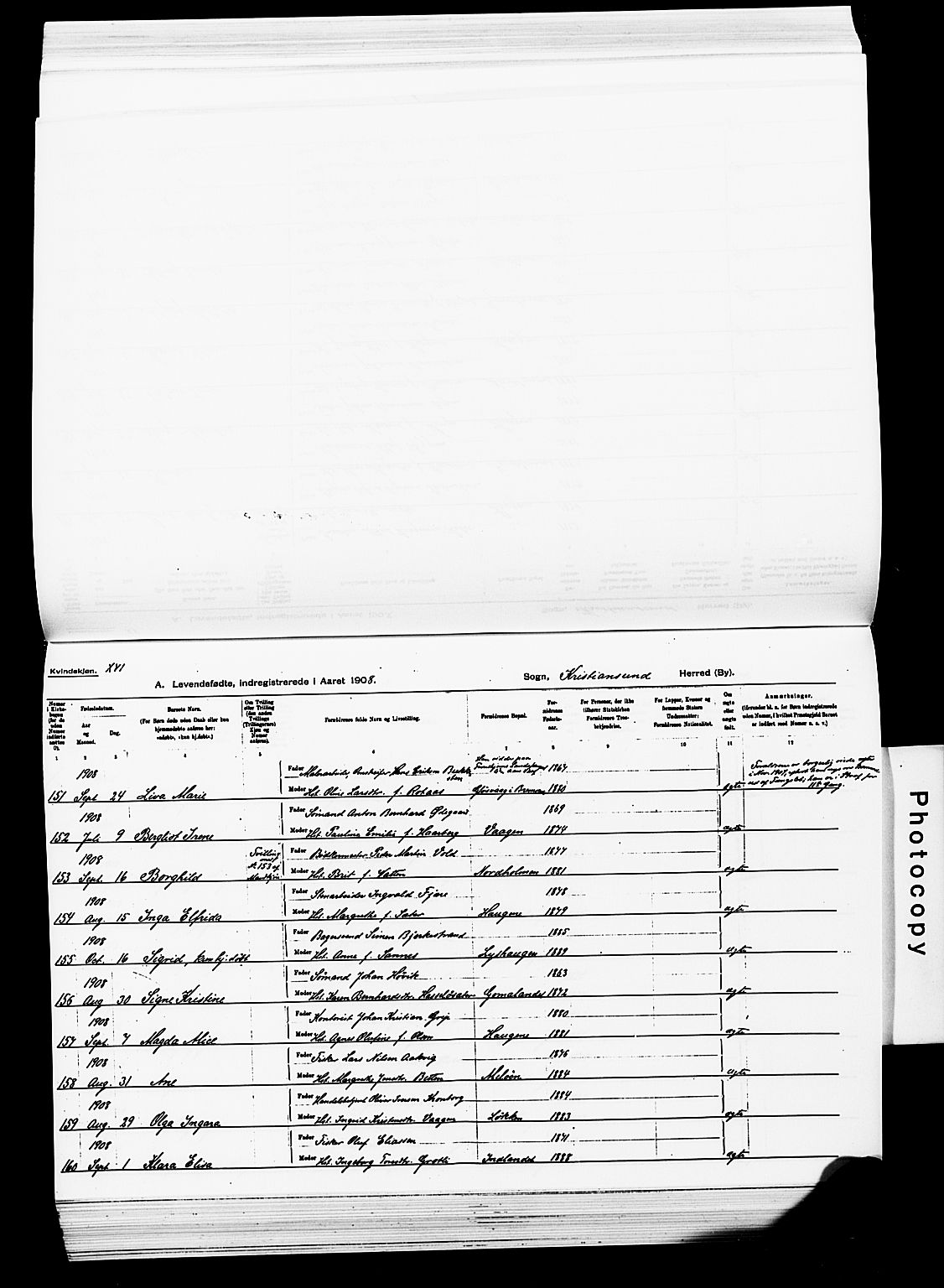 Ministerialprotokoller, klokkerbøker og fødselsregistre - Møre og Romsdal, AV/SAT-A-1454/572/L0858: Parish register (official) no. 572D02, 1903-1912