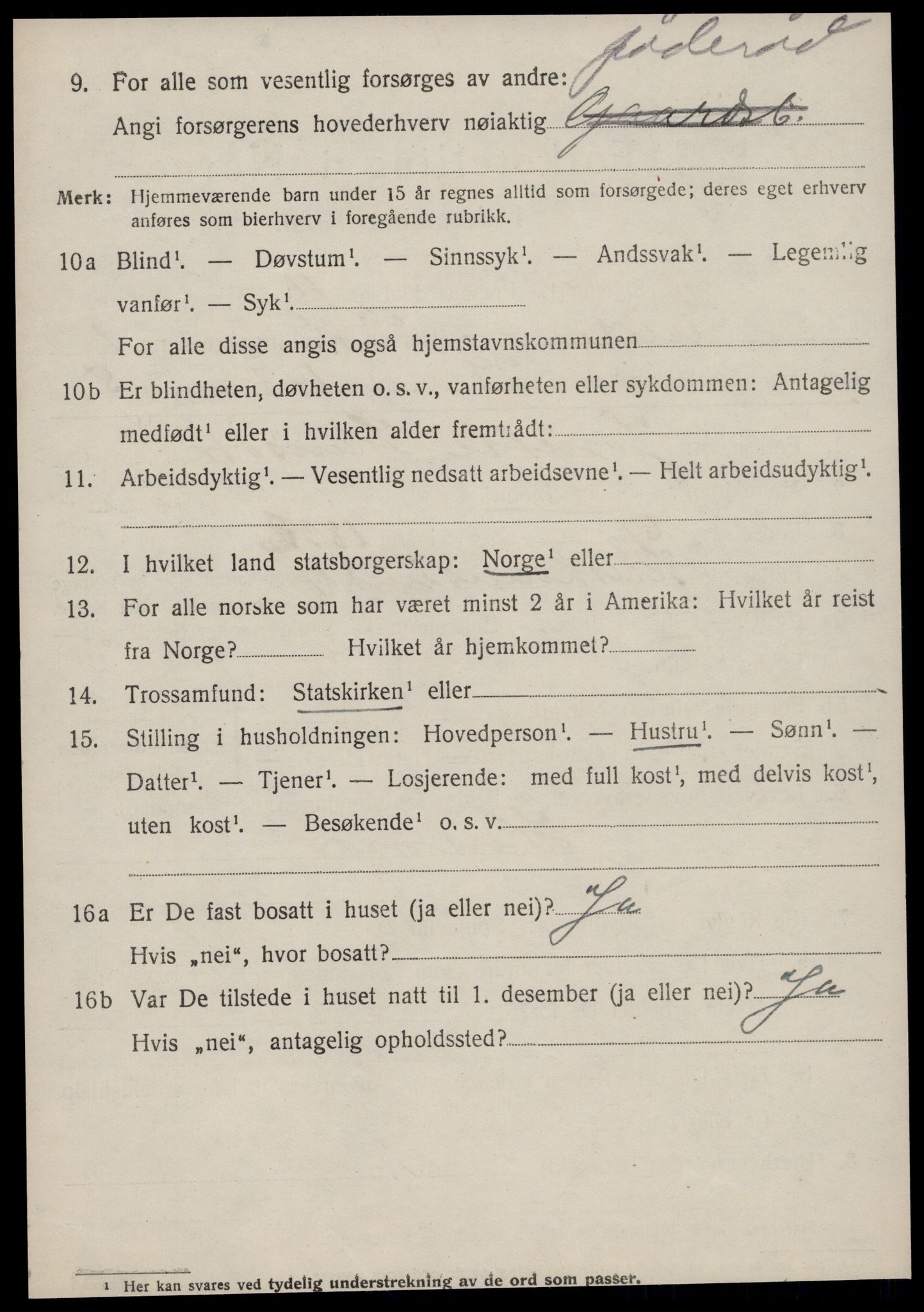 SAT, 1920 census for Eid (MR), 1920, p. 981