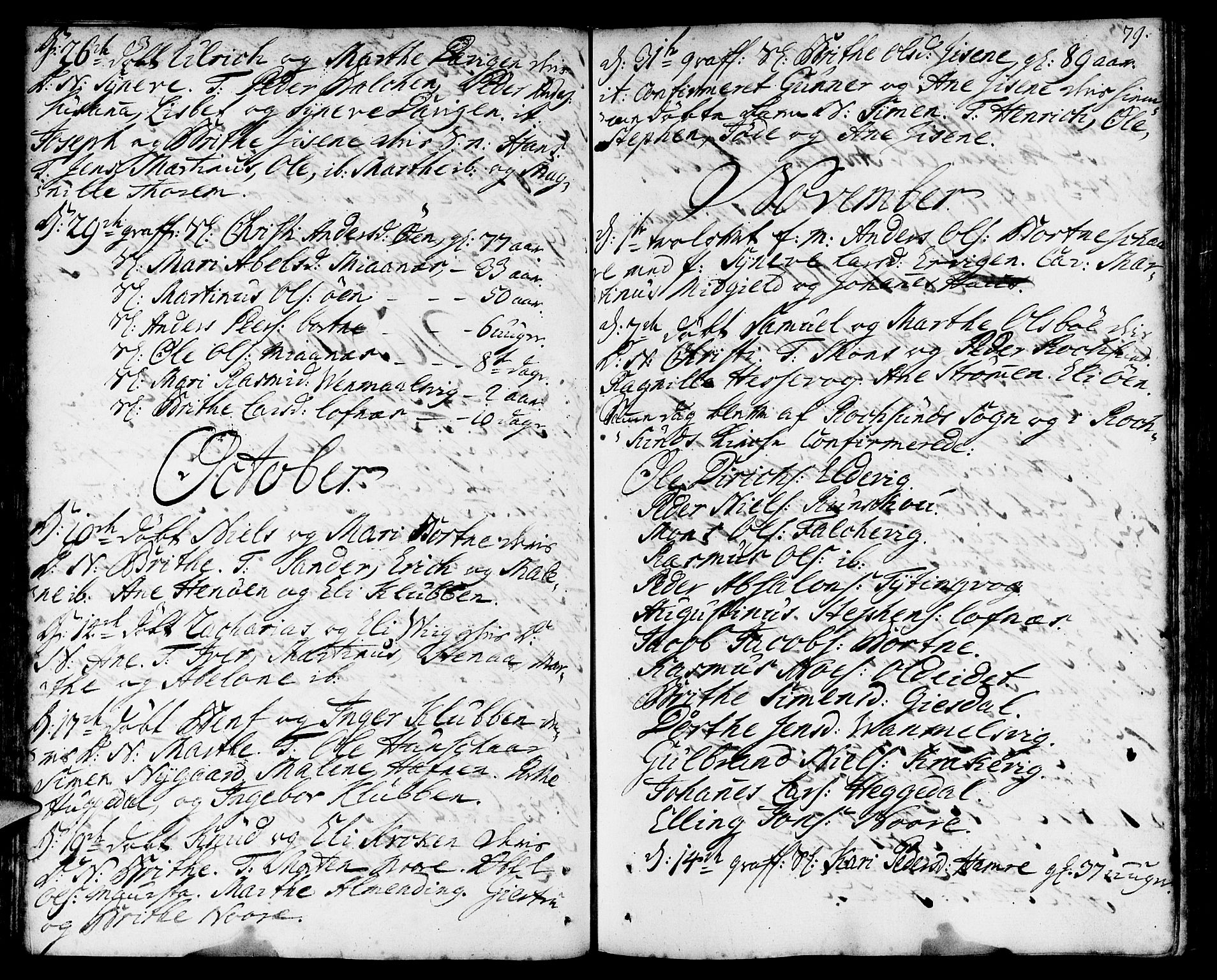 Davik sokneprestembete, AV/SAB-A-79701/H/Haa/Haaa/L0002: Parish register (official) no. A 2, 1742-1816, p. 79