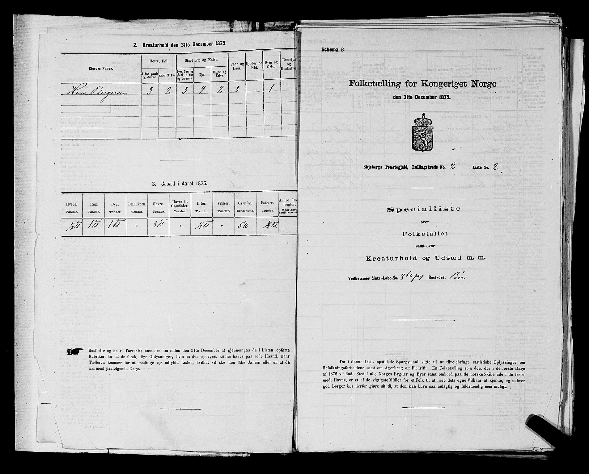 RA, 1875 census for 0115P Skjeberg, 1875, p. 228