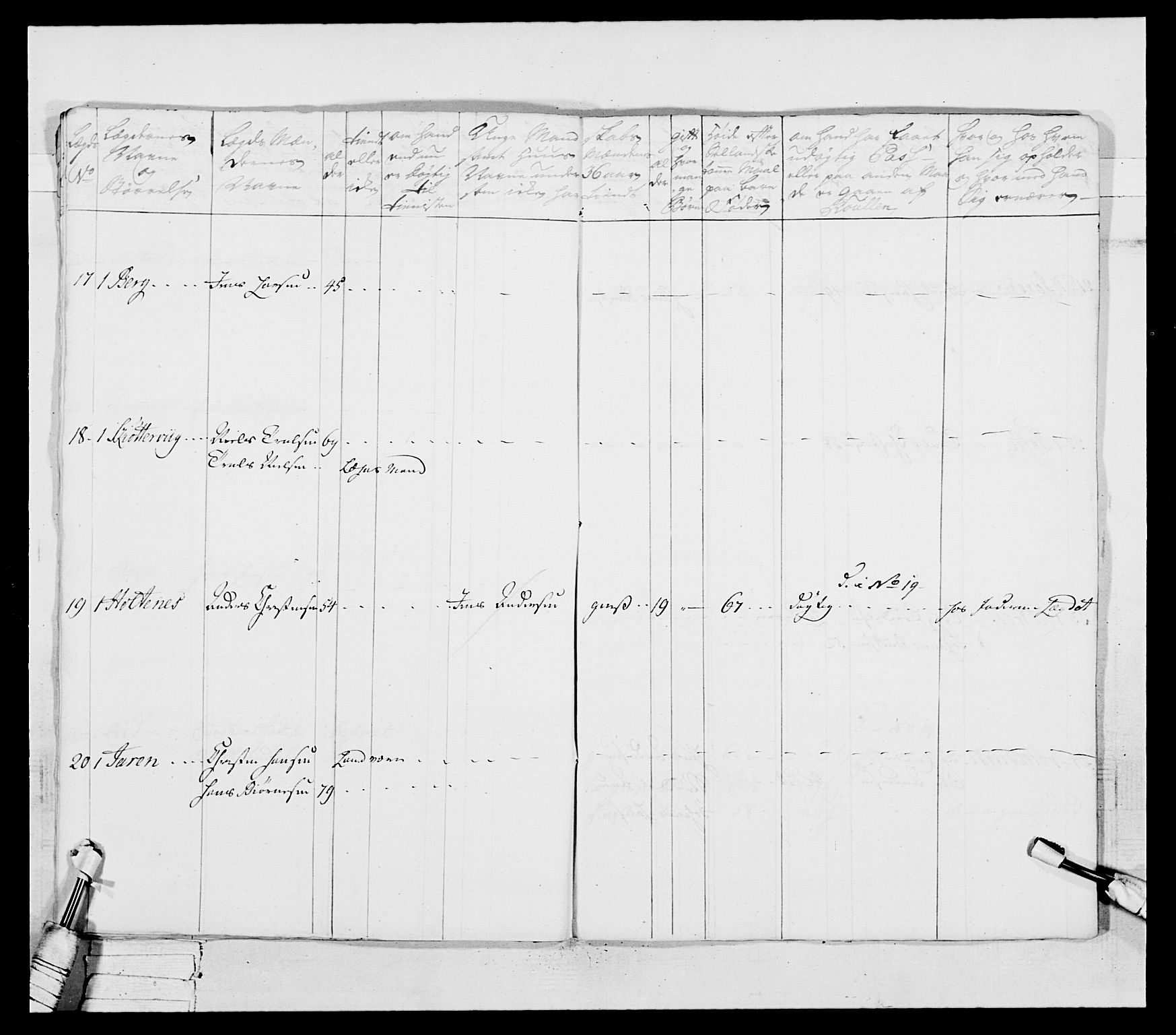 Generalitets- og kommissariatskollegiet, Det kongelige norske kommissariatskollegium, AV/RA-EA-5420/E/Eh/L0037: 1. Akershusiske nasjonale infanteriregiment, 1767-1773, p. 245