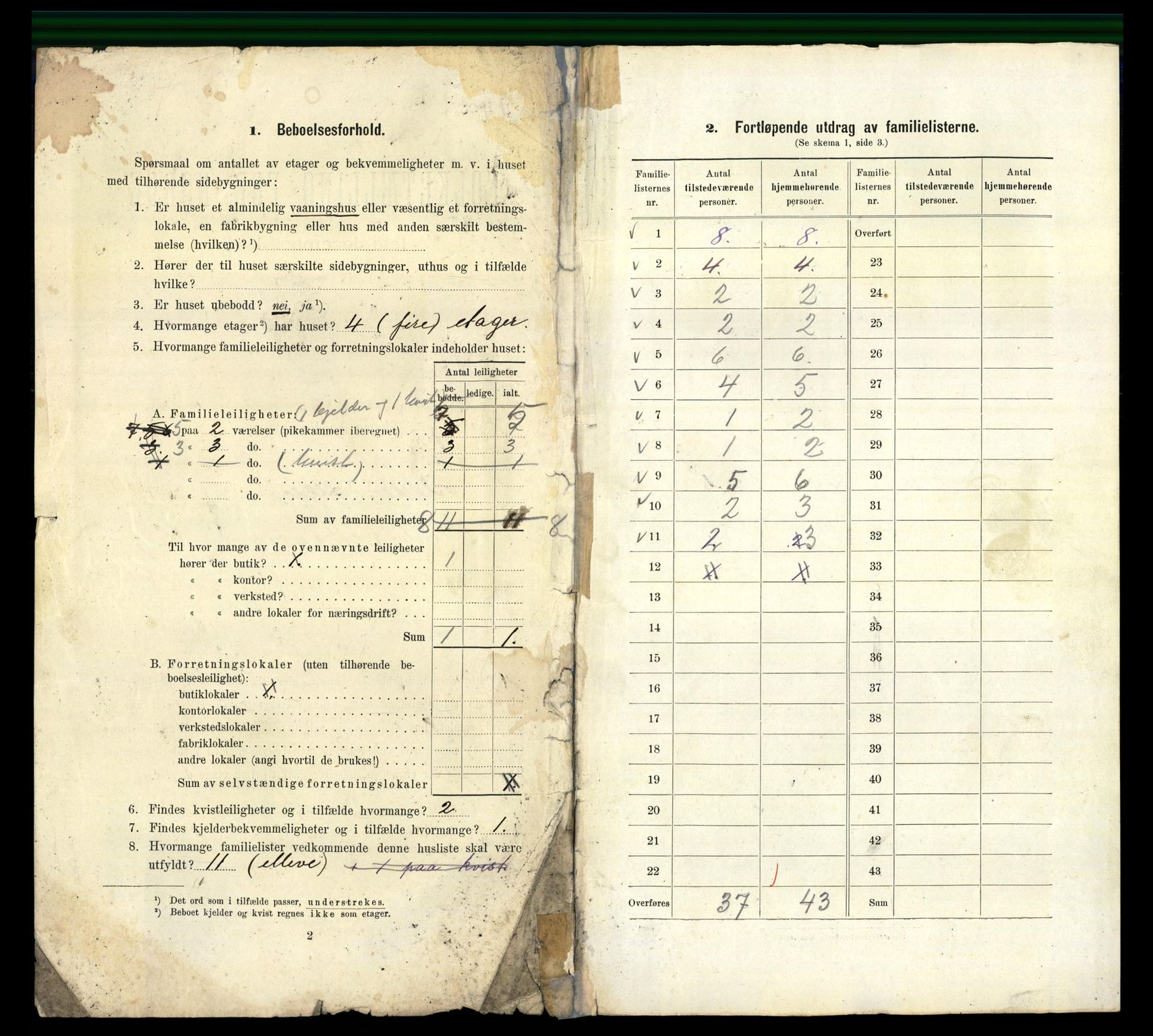 RA, 1910 census for Bergen, 1910, p. 38640