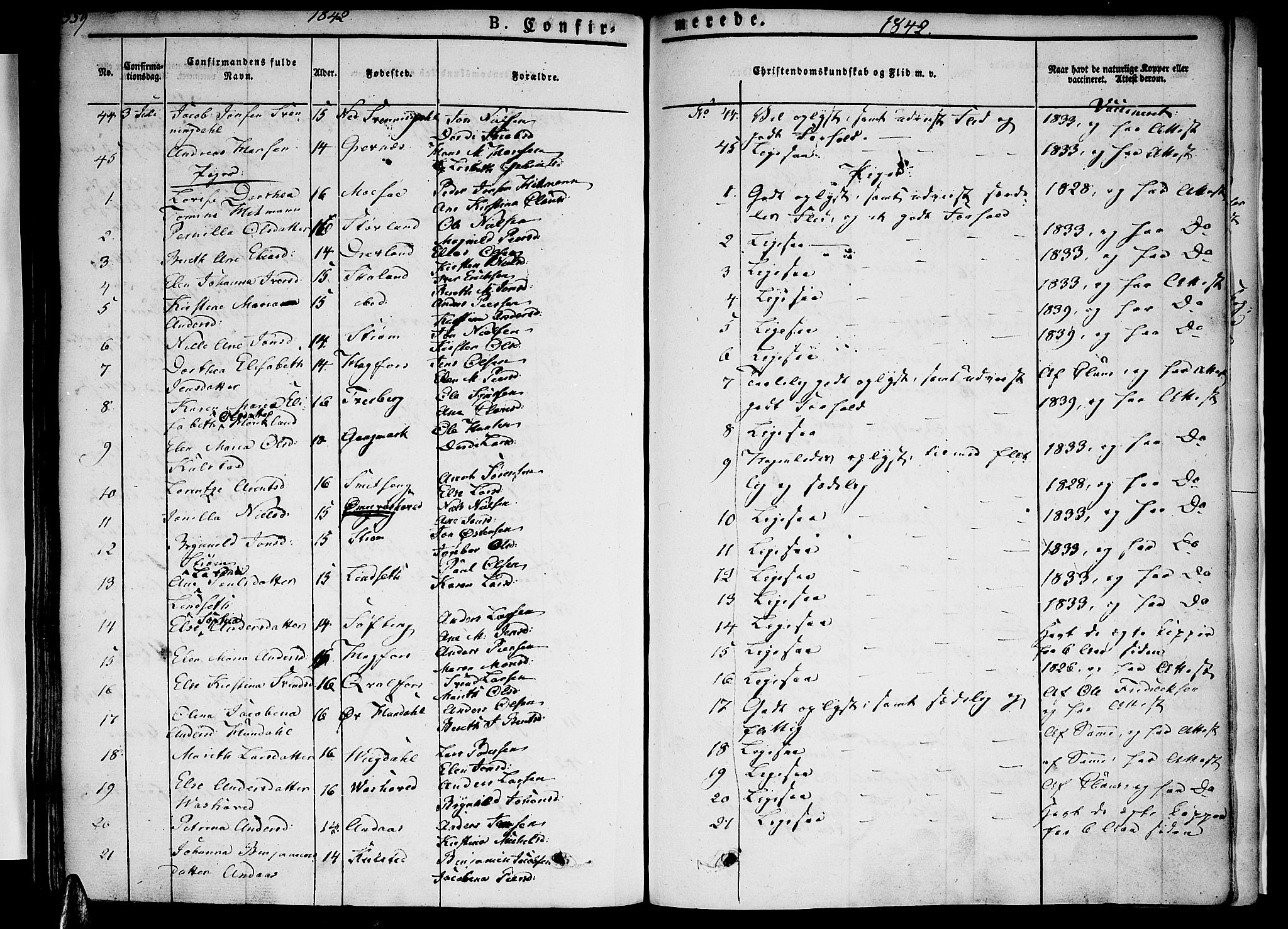 Ministerialprotokoller, klokkerbøker og fødselsregistre - Nordland, SAT/A-1459/820/L0289: Parish register (official) no. 820A10, 1826-1845, p. 359