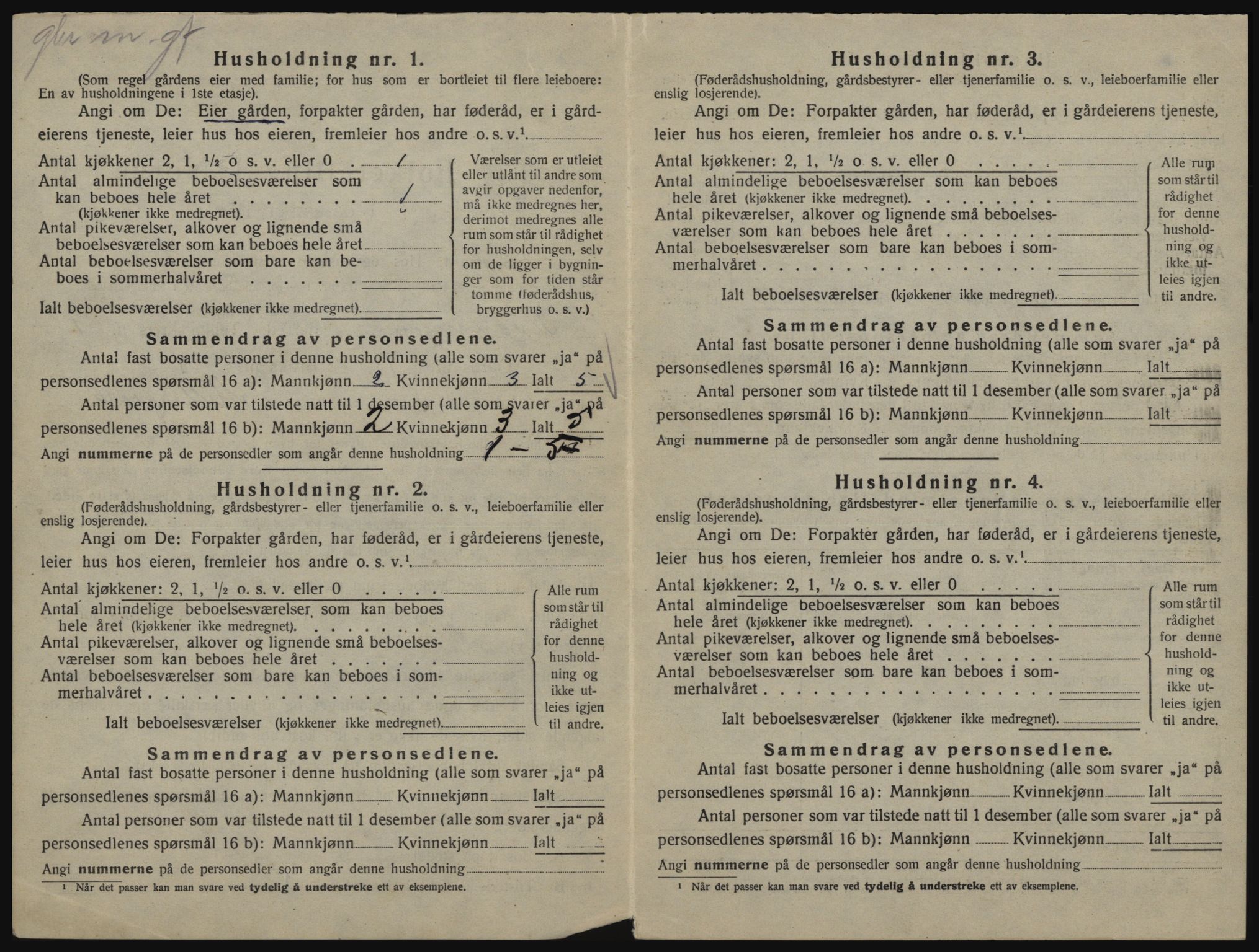 SATØ, 1920 census for Kvænangen, 1920, p. 43