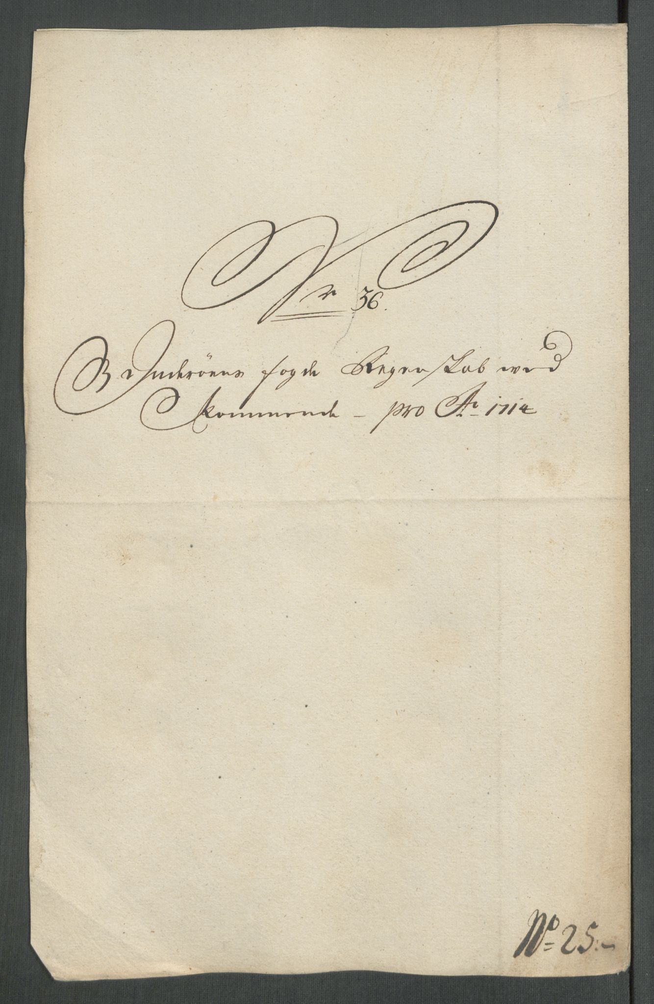 Rentekammeret inntil 1814, Reviderte regnskaper, Fogderegnskap, RA/EA-4092/R63/L4322: Fogderegnskap Inderøy, 1714, p. 315