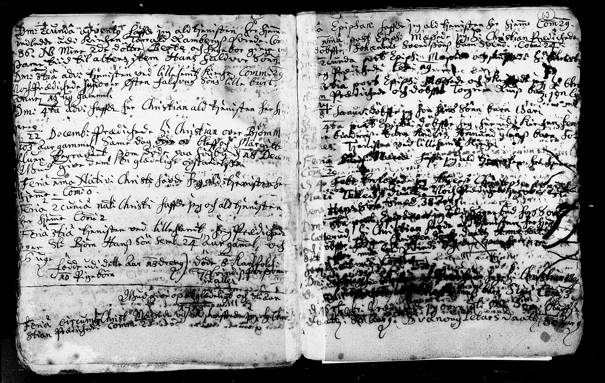 Heddal kirkebøker, SAKO/A-268/F/Fa/L0002: Parish register (official) no. I 2, 1699-1722, p. 63