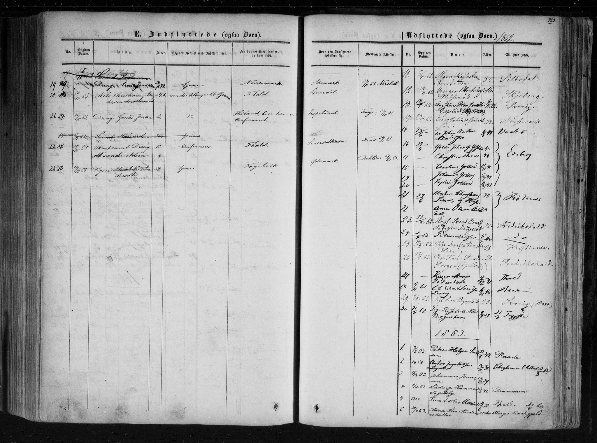 Aremark prestekontor Kirkebøker, SAO/A-10899/F/Fc/L0003: Parish register (official) no. III 3, 1850-1865, p. 362
