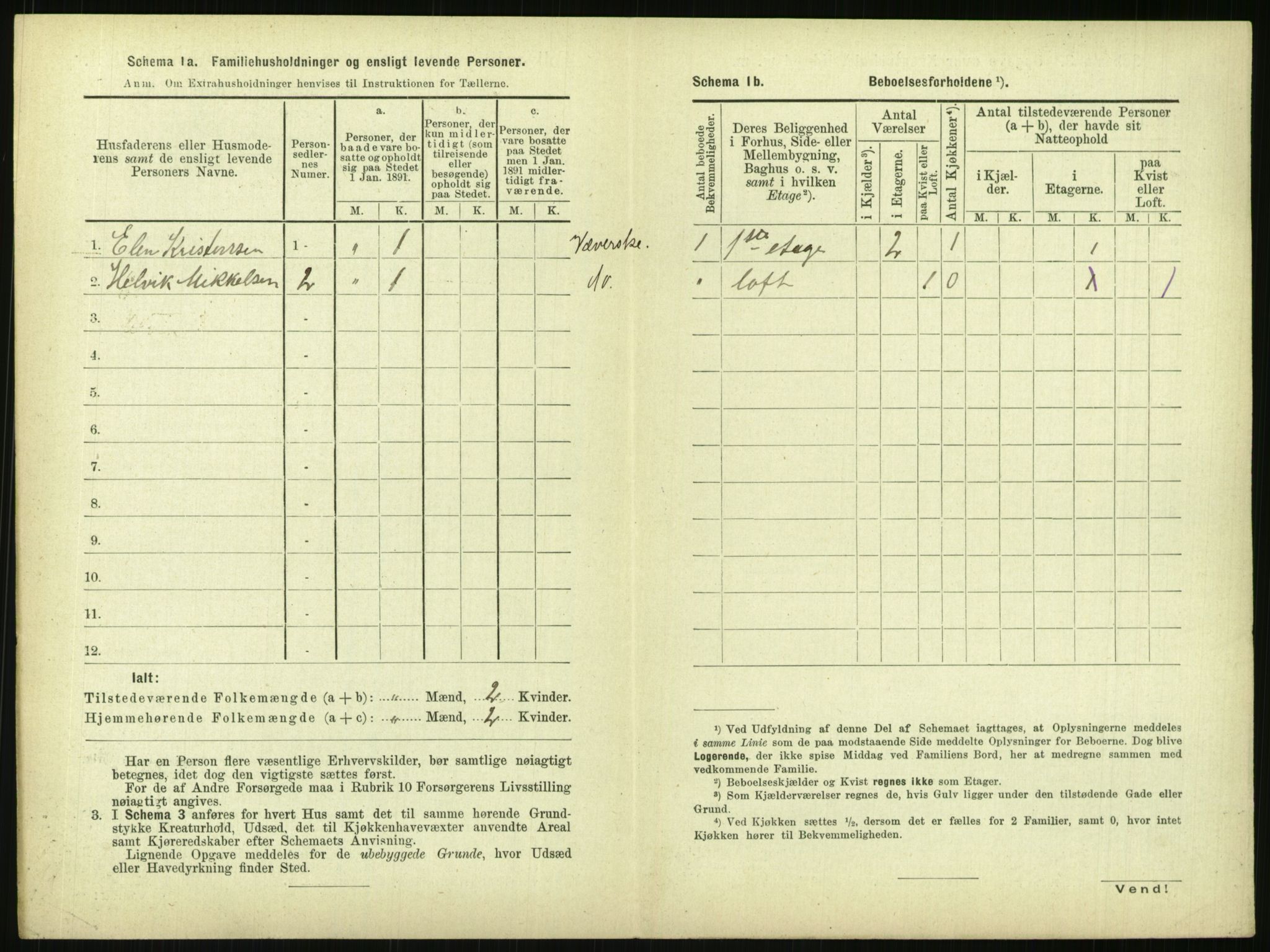 RA, 1891 census for 0806 Skien, 1891, p. 1617