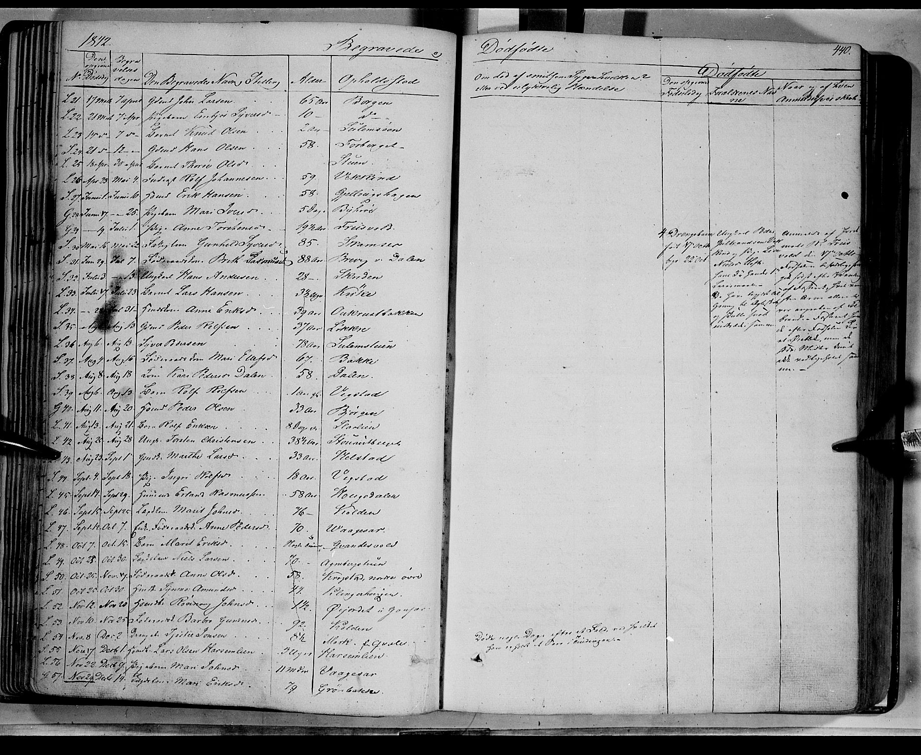 Lom prestekontor, AV/SAH-PREST-070/K/L0006: Parish register (official) no. 6B, 1837-1863, p. 440