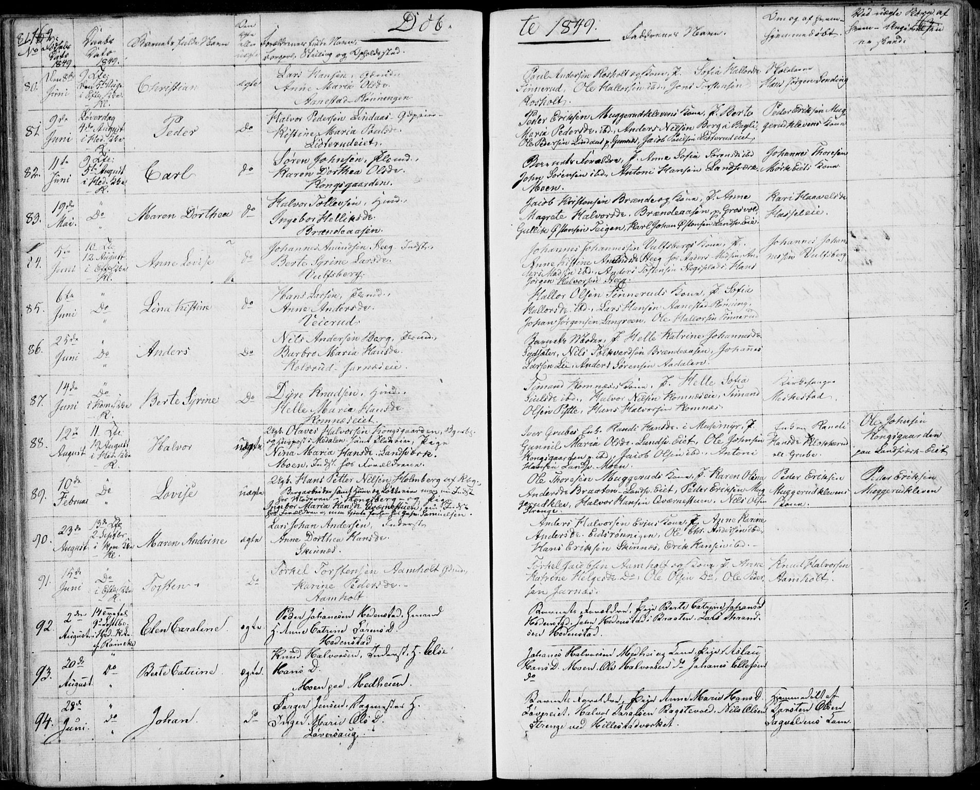 Sandsvær kirkebøker, AV/SAKO-A-244/F/Fa/L0005: Parish register (official) no. I 5, 1840-1856, p. 162-163