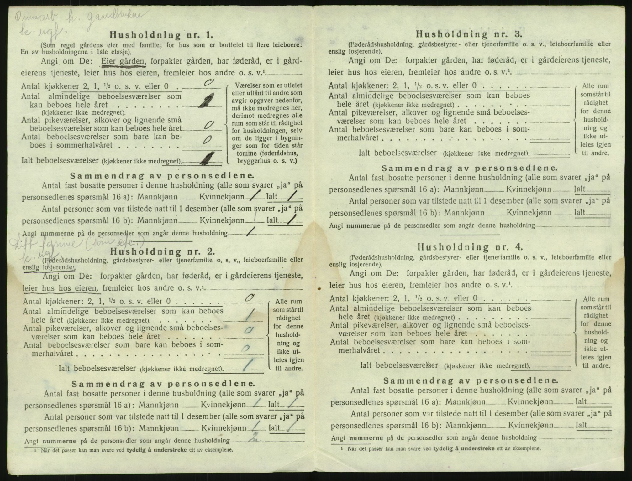 SAKO, 1920 census for Kviteseid, 1920, p. 64