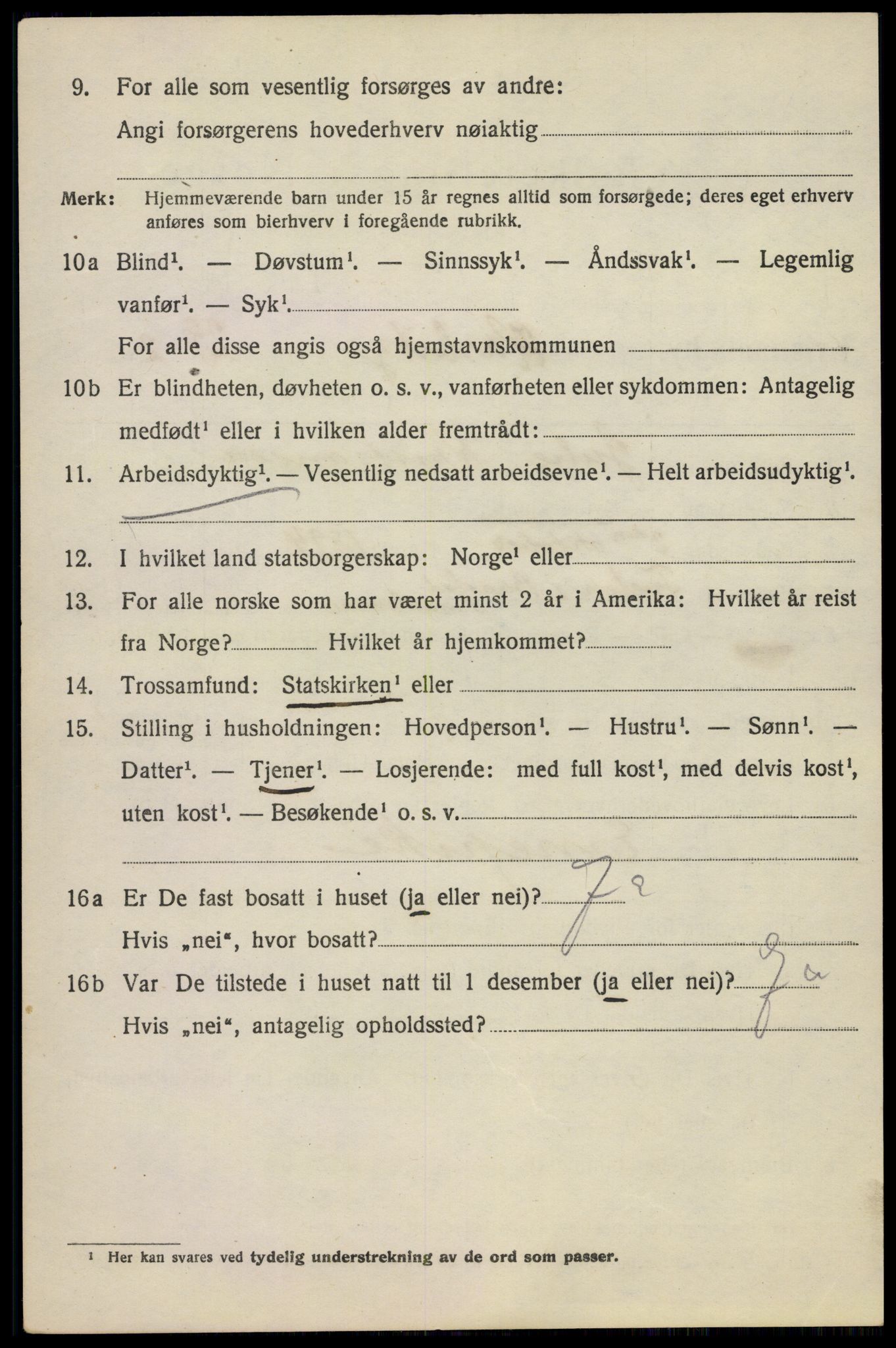 SAO, 1920 census for Kristiania, 1920, p. 271784