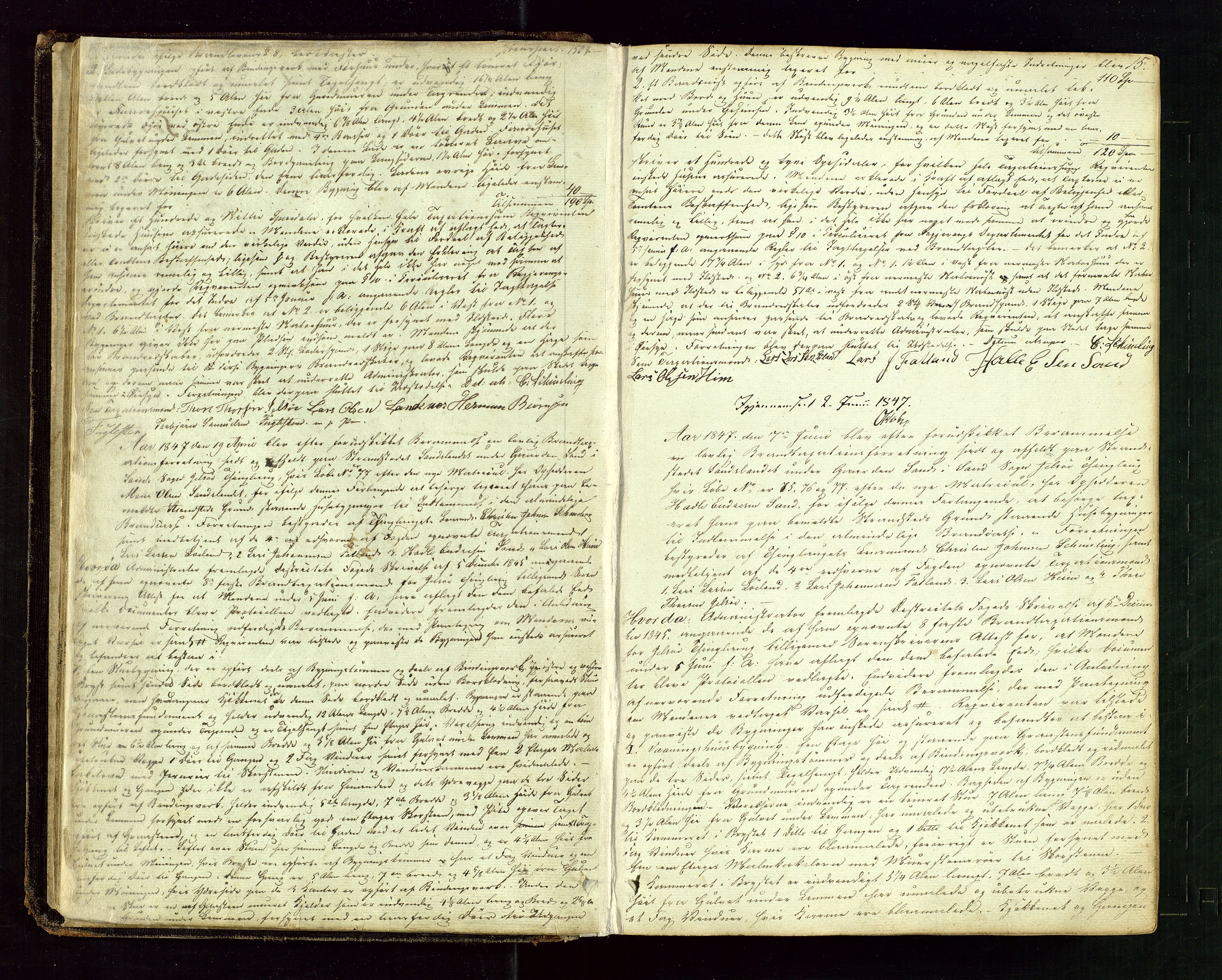 Jelsa lensmannskontor, AV/SAST-A-100360/Goa/L0001: Branntakstprotokoll, 1846-1914, p. 14b-15a