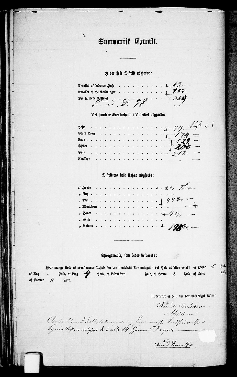 RA, 1865 census for Åmli, 1865, p. 63