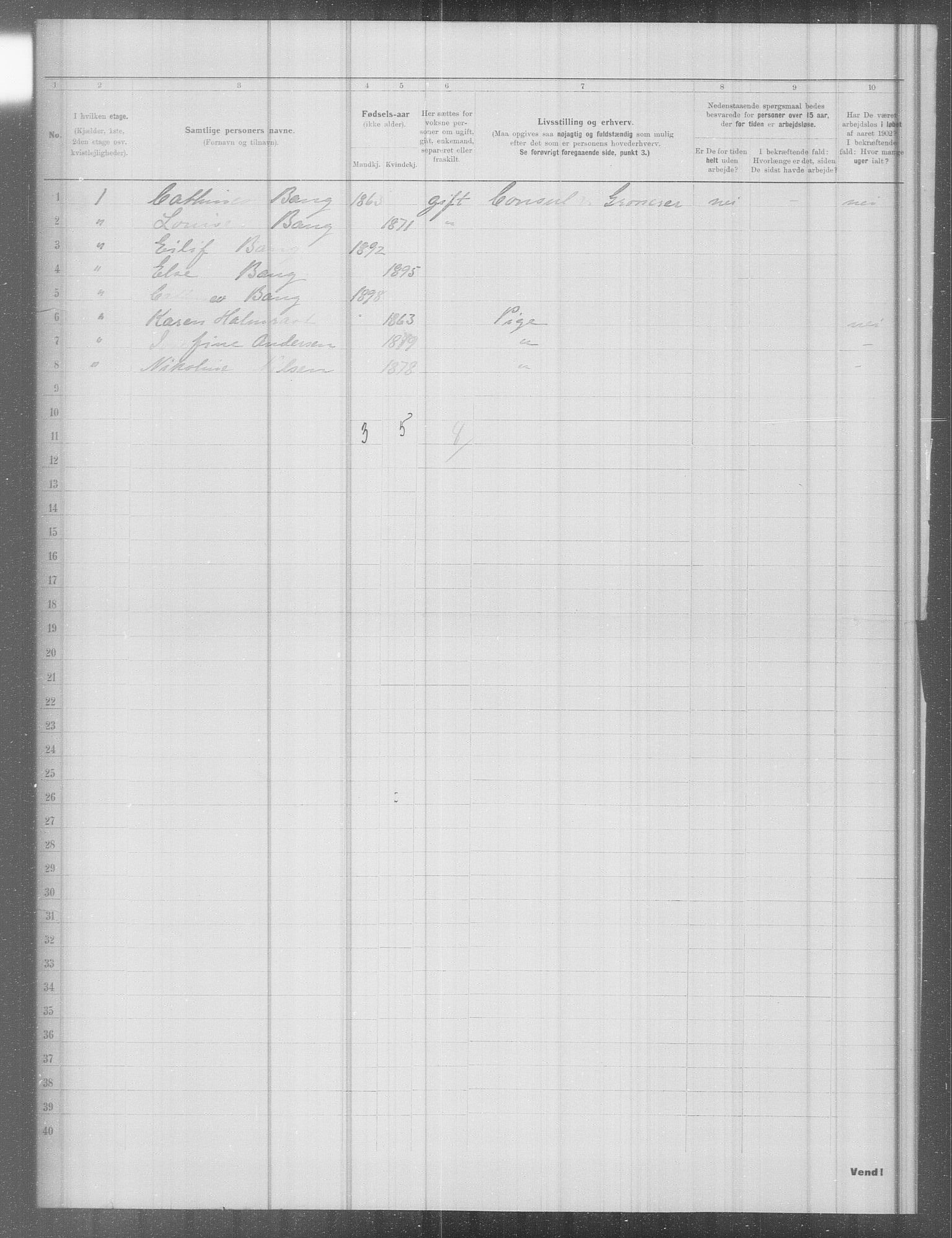 OBA, Municipal Census 1902 for Kristiania, 1902, p. 10491