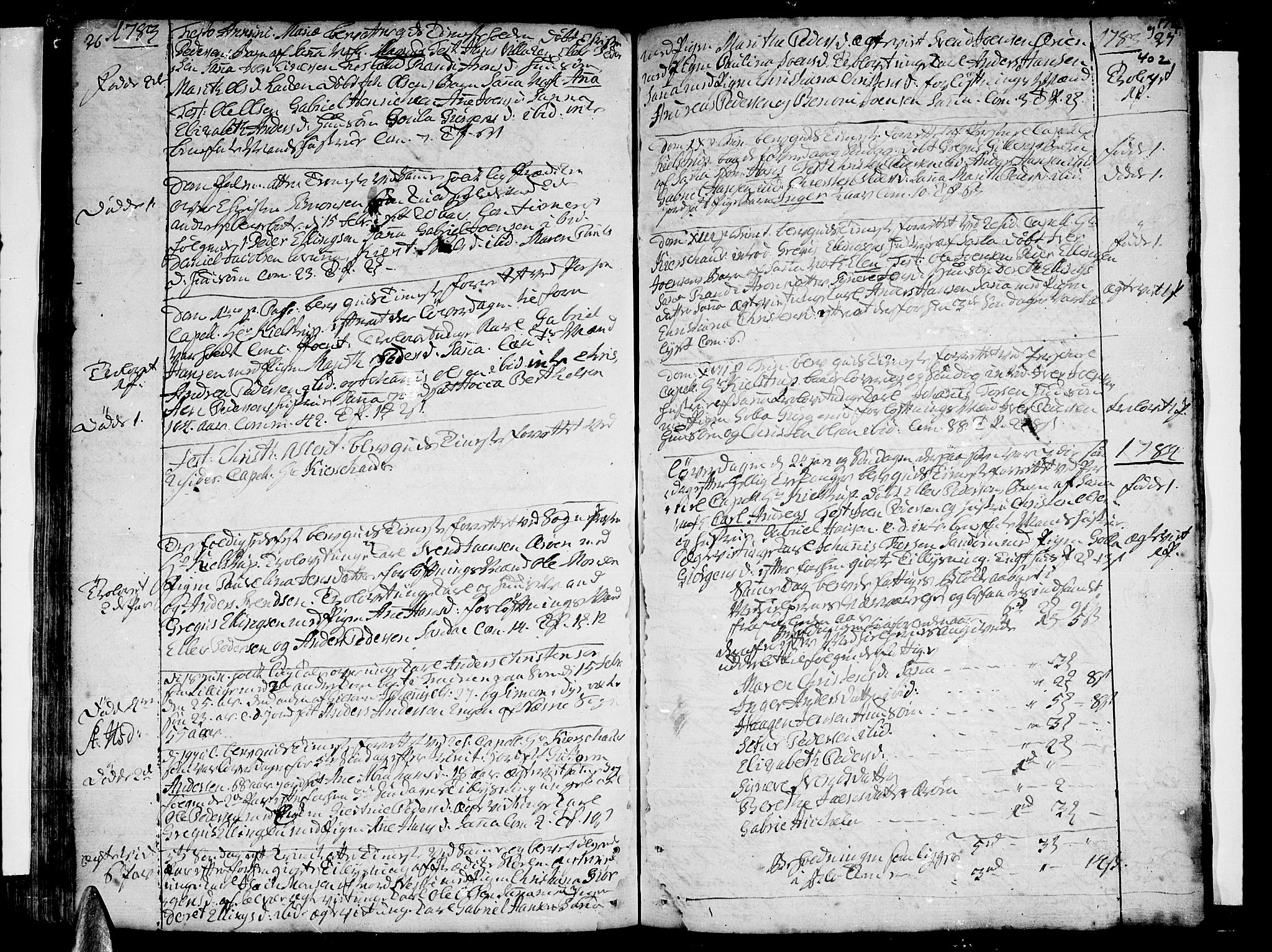 Ministerialprotokoller, klokkerbøker og fødselsregistre - Nordland, SAT/A-1459/839/L0563: Parish register (official) no. 839A01 /2, 1768-1824, p. 26-27