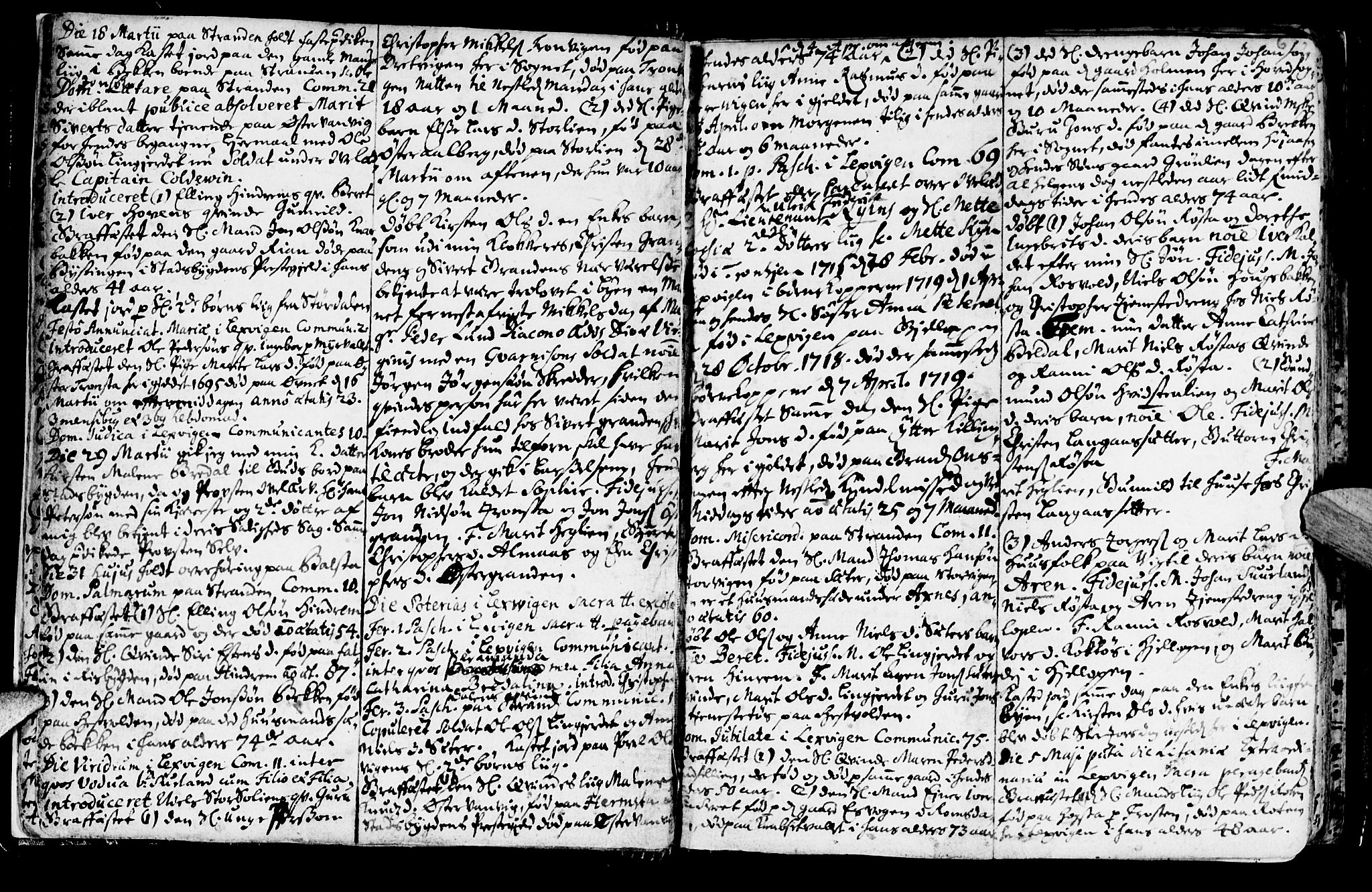 Ministerialprotokoller, klokkerbøker og fødselsregistre - Nord-Trøndelag, SAT/A-1458/701/L0001: Parish register (official) no. 701A01, 1717-1731, p. 6