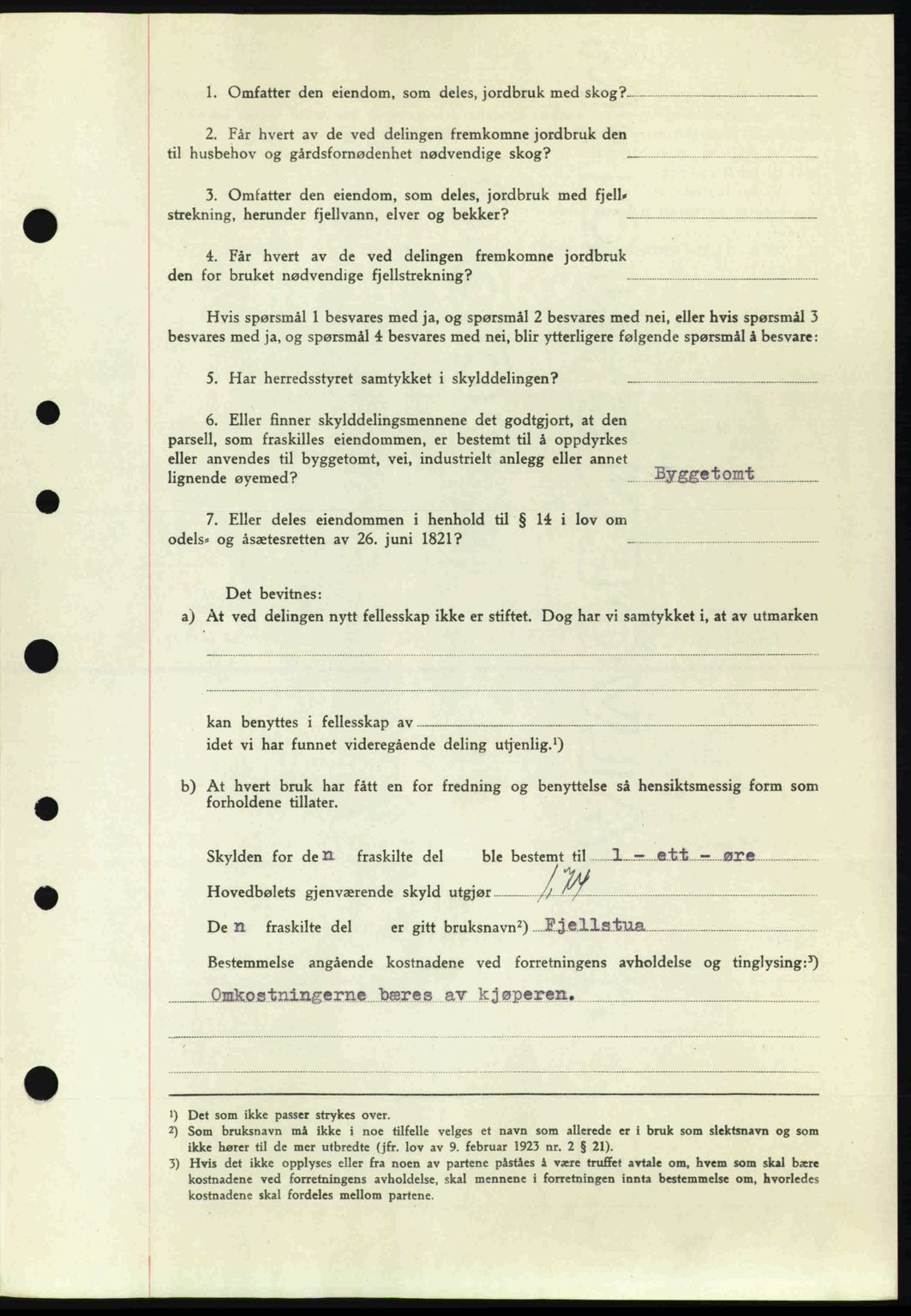 Tønsberg sorenskriveri, AV/SAKO-A-130/G/Ga/Gaa/L0015: Mortgage book no. A15, 1944-1944, Diary no: : 1243/1944