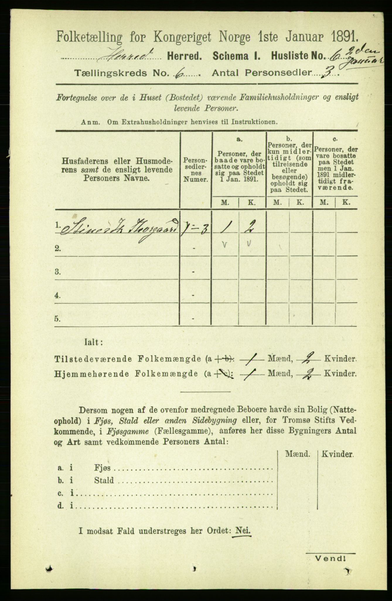 RA, 1891 census for 1662 Klæbu, 1891, p. 1214