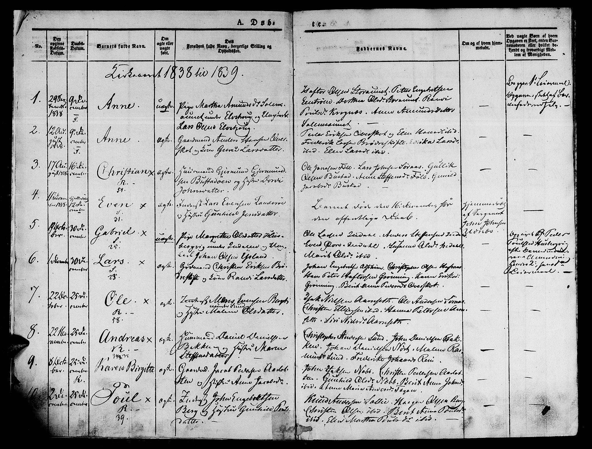 Ministerialprotokoller, klokkerbøker og fødselsregistre - Sør-Trøndelag, SAT/A-1456/646/L0610: Parish register (official) no. 646A08, 1837-1847, p. 1