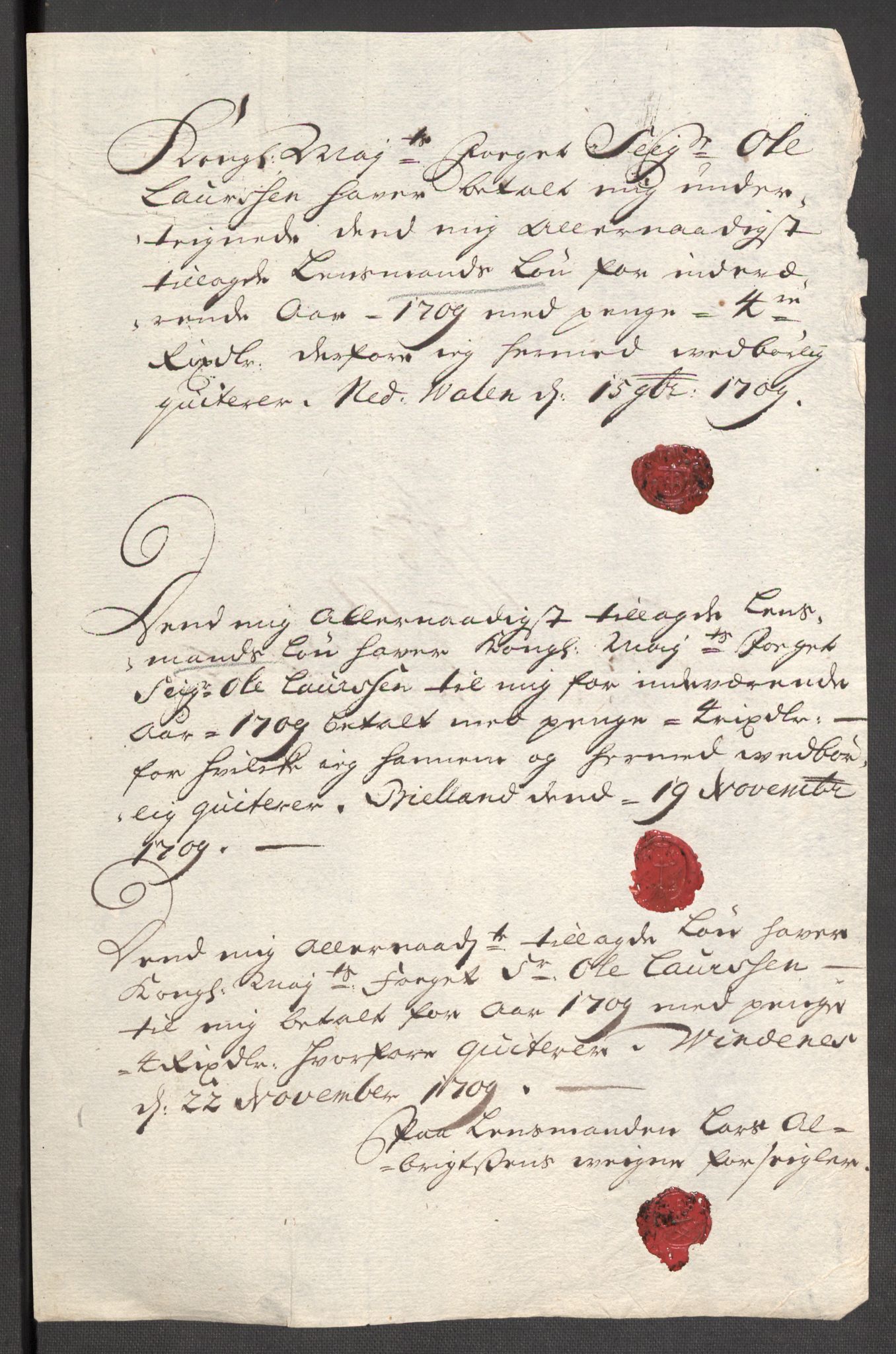 Rentekammeret inntil 1814, Reviderte regnskaper, Fogderegnskap, AV/RA-EA-4092/R48/L2986: Fogderegnskap Sunnhordland og Hardanger, 1709-1710, p. 302