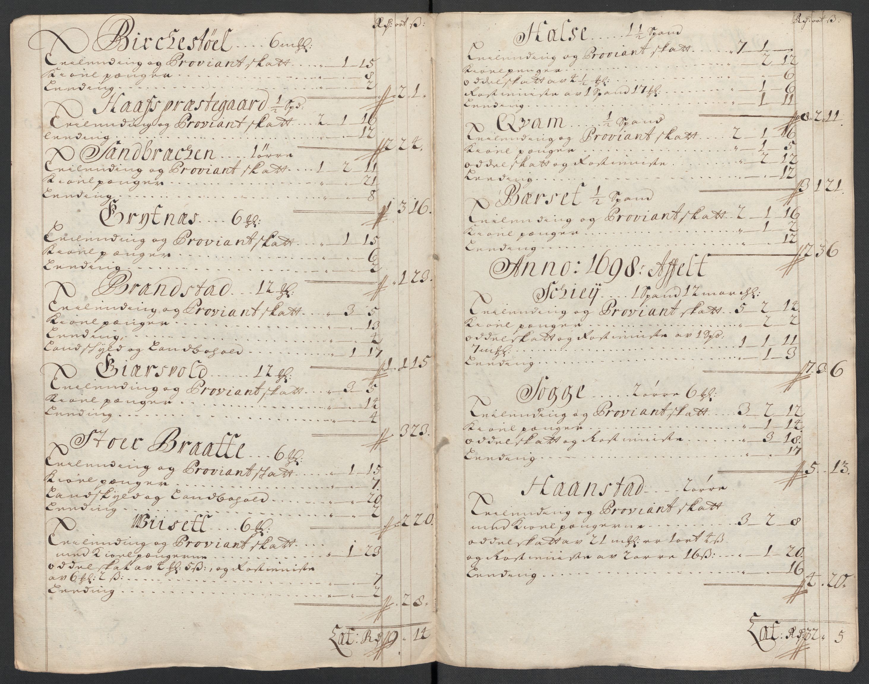 Rentekammeret inntil 1814, Reviderte regnskaper, Fogderegnskap, RA/EA-4092/R56/L3740: Fogderegnskap Nordmøre, 1703-1704, p. 164