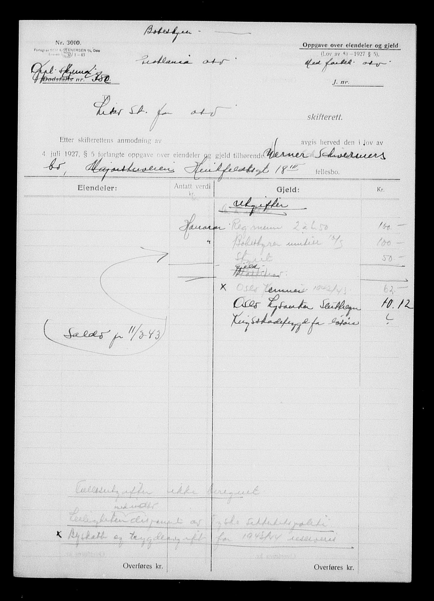 Justisdepartementet, Tilbakeføringskontoret for inndratte formuer, AV/RA-S-1564/H/Hc/Hcc/L0979: --, 1945-1947, p. 524