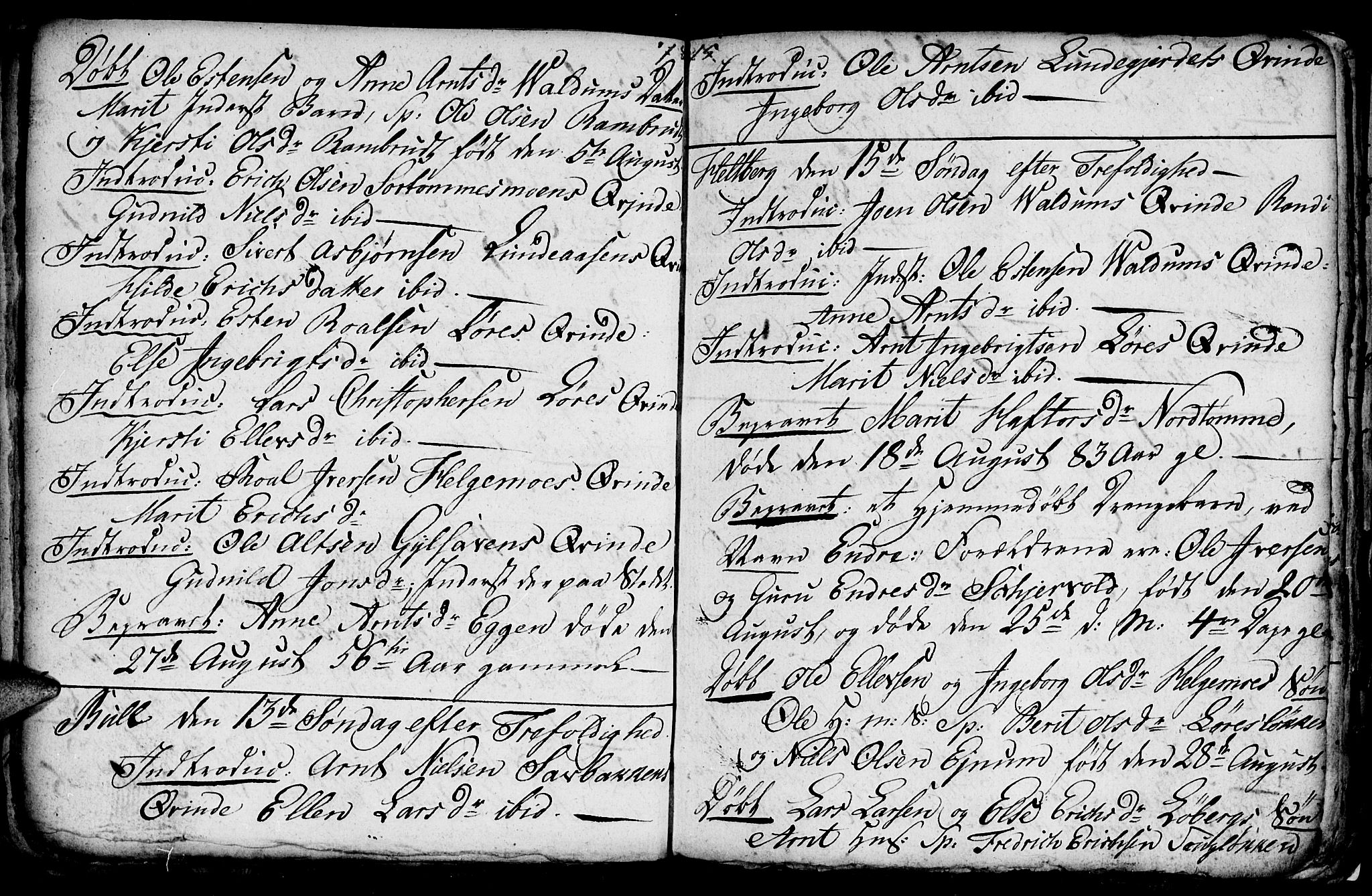 Ministerialprotokoller, klokkerbøker og fødselsregistre - Sør-Trøndelag, AV/SAT-A-1456/692/L1107: Parish register (copy) no. 692C02, 1809-1824