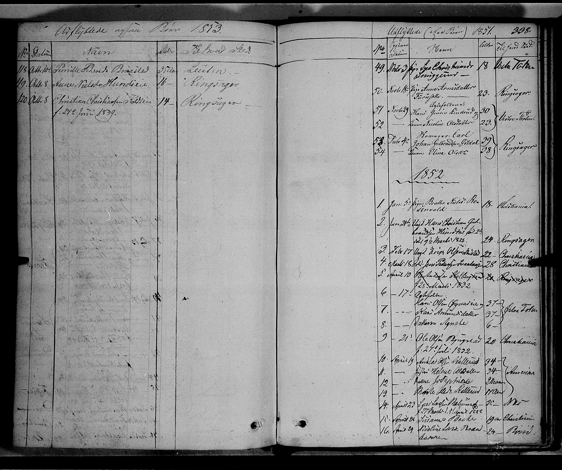 Vardal prestekontor, SAH/PREST-100/H/Ha/Haa/L0005: Parish register (official) no. 5, 1831-1853, p. 338