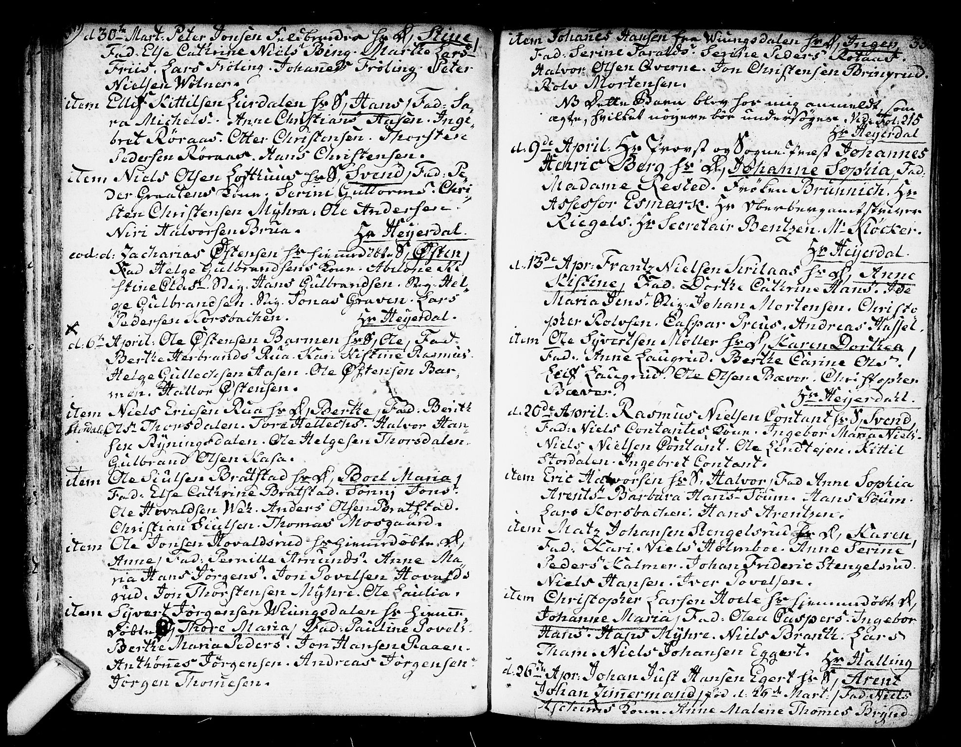 Kongsberg kirkebøker, AV/SAKO-A-22/F/Fa/L0007: Parish register (official) no. I 7, 1795-1816, p. 33