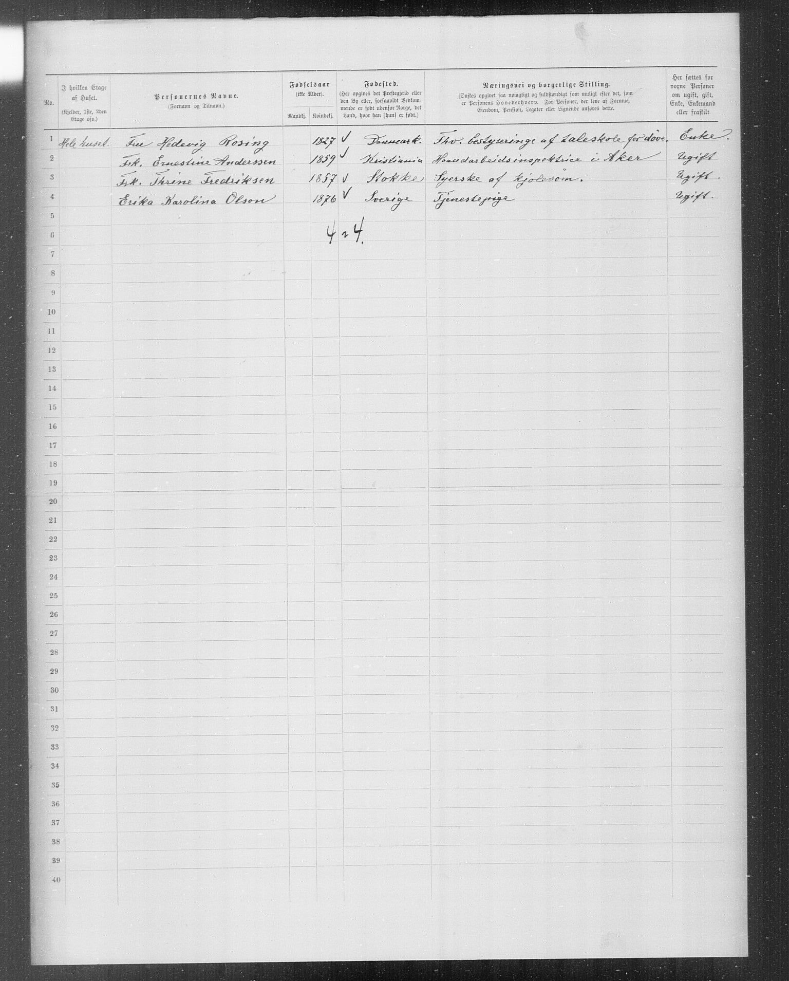 OBA, Municipal Census 1899 for Kristiania, 1899, p. 9232