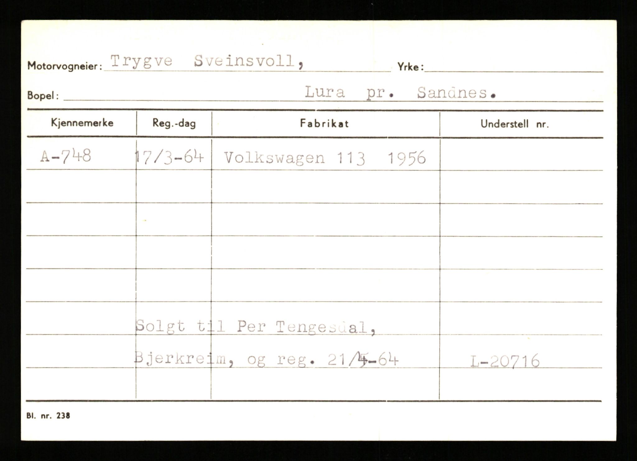 Stavanger trafikkstasjon, AV/SAST-A-101942/0/G/L0001: Registreringsnummer: 0 - 5782, 1930-1971, p. 449