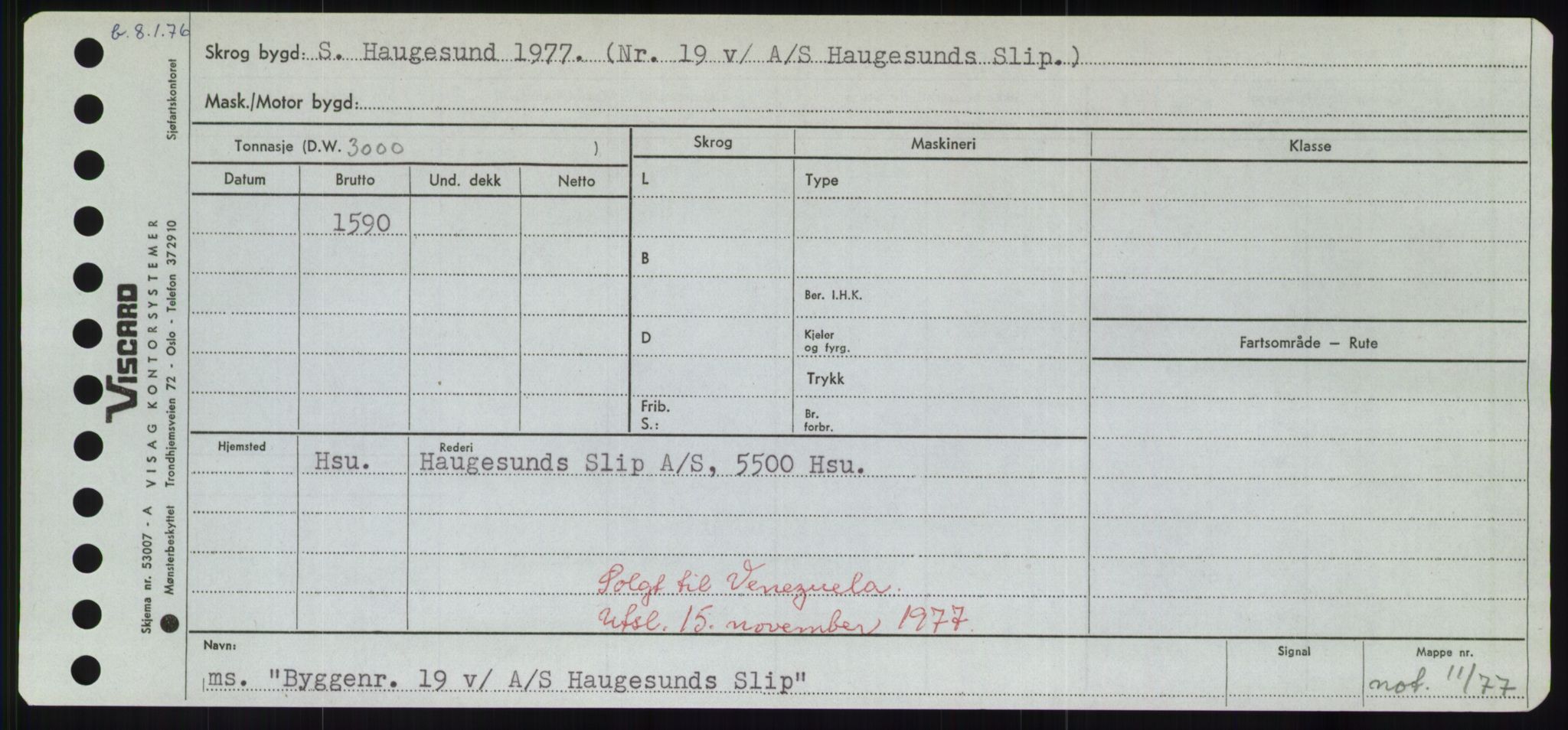 Sjøfartsdirektoratet med forløpere, Skipsmålingen, RA/S-1627/H/Hd/L0006: Fartøy, Byg-Båt, p. 337
