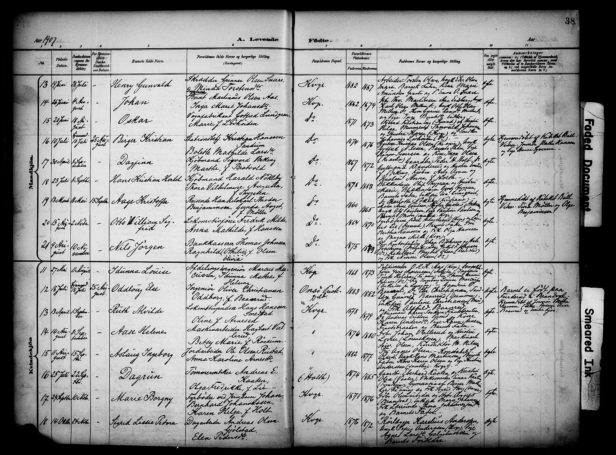 Vinger prestekontor, AV/SAH-PREST-024/H/Ha/Haa/L0016: Parish register (official) no. 16, 1898-1920, p. 38