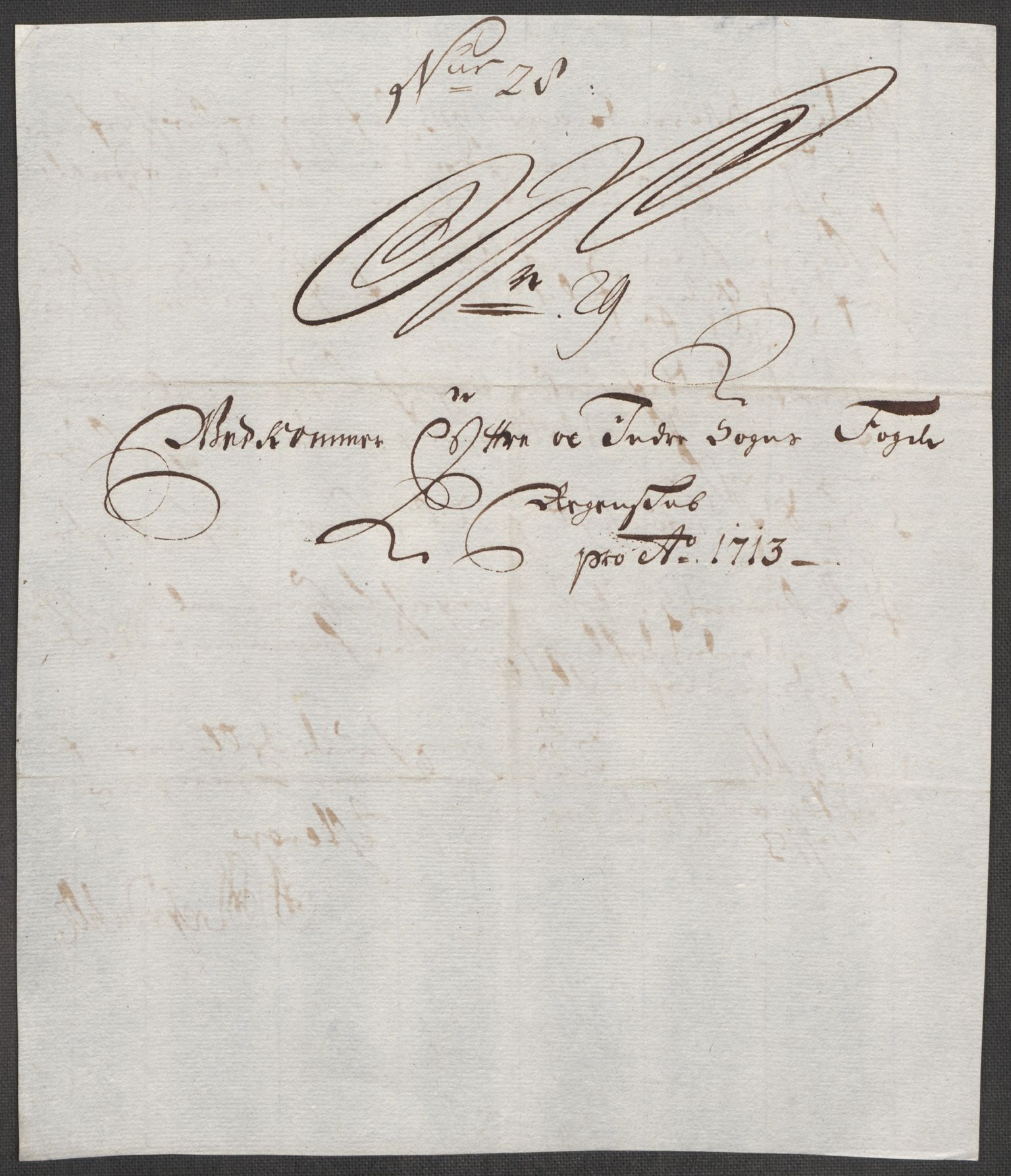 Rentekammeret inntil 1814, Reviderte regnskaper, Fogderegnskap, RA/EA-4092/R52/L3319: Fogderegnskap Sogn, 1713-1714, p. 319